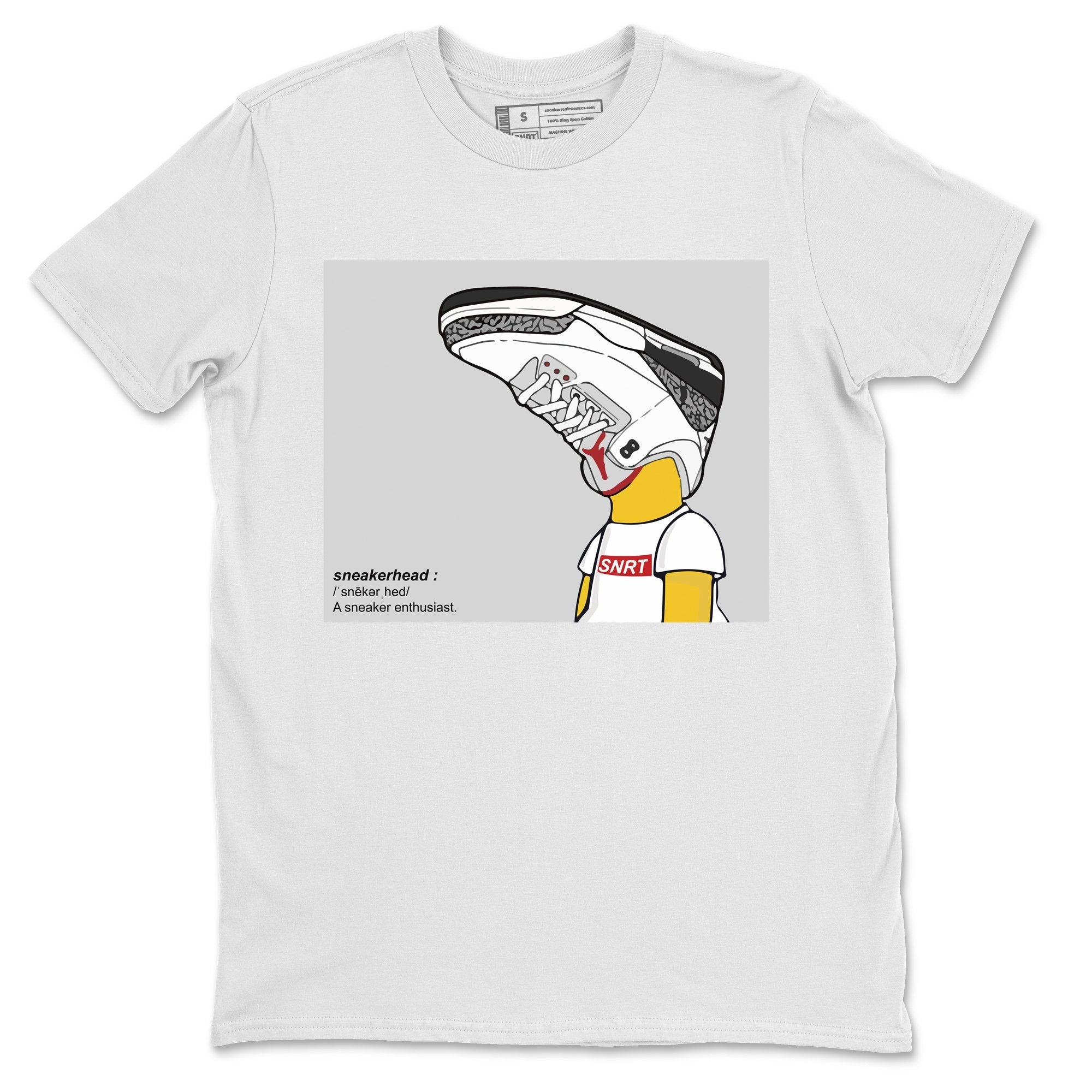 Jordan 3 White Cement Sneaker Matching T-Shirt AJ3 Sneakerhead Sneaker Tees Jordan 3 White Cement Sneaker Release Tees Crew Neck Tees