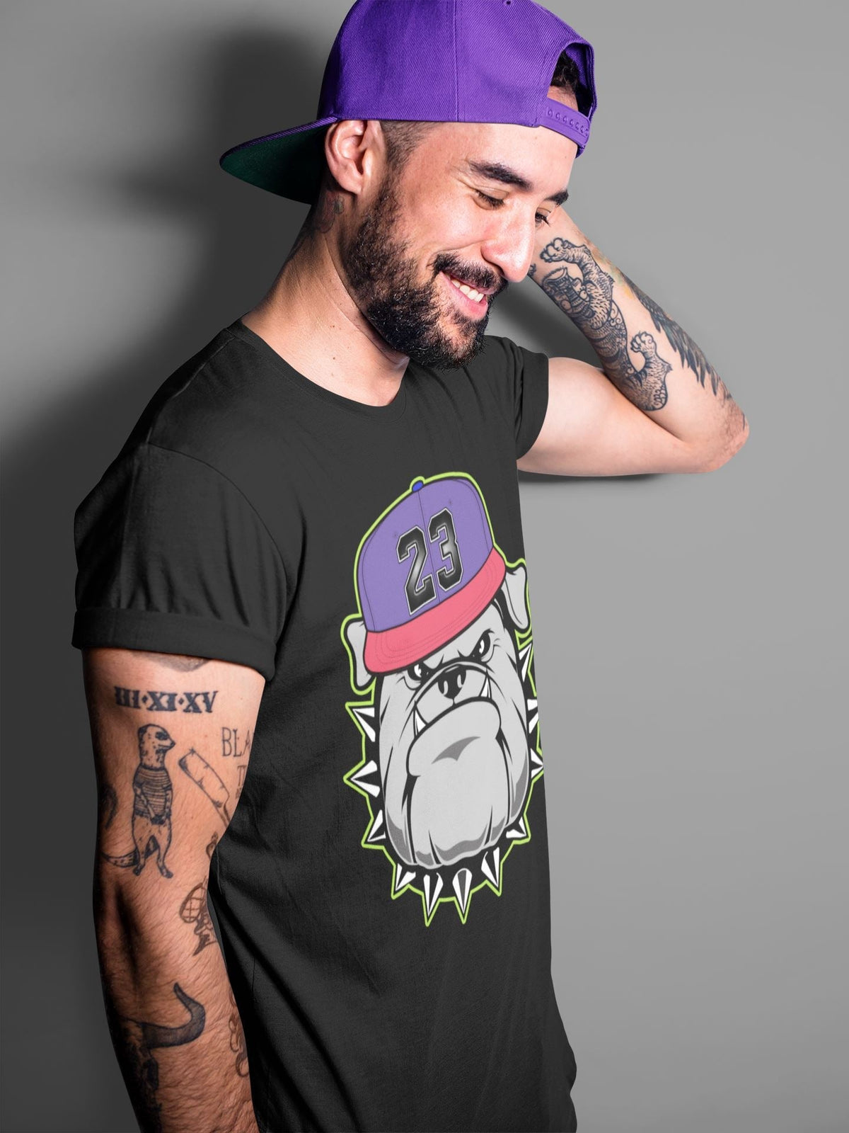 Jordan 5 Ghost Green Sneaker Matching T-Shirt English Bulldog Sneaker Tees Jordan 5 Ghost Green Sneaker Release Tees Crew Neck Tees