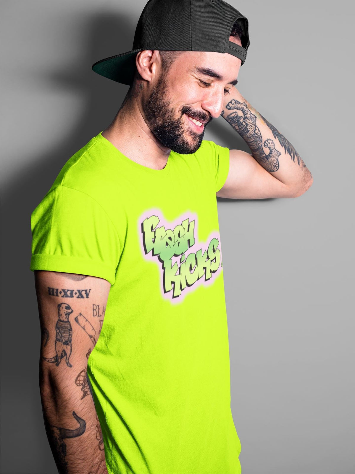 Jordan 5 Ghost Green Sneaker Matching T-Shirt Fresh Kicks Sneaker Tees Jordan 5 Ghost Green Sneaker Release Tees Crew Neck Tees