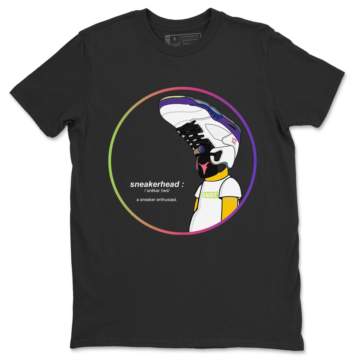 Jordan 5 Ghost Green Sneaker Matching T-Shirt Sneakerhead Sneaker Tees Jordan 5 Ghost Green Sneaker Release Tees Crew Neck Tees