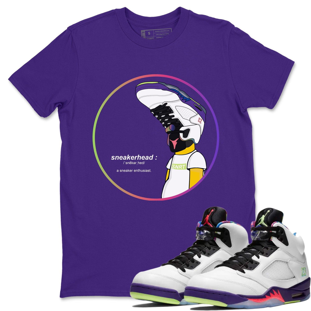 Jordan 5 Ghost Green Sneaker Matching T-Shirt Sneakerhead Sneaker Tees Jordan 5 Ghost Green Sneaker Release Tees Crew Neck Tees