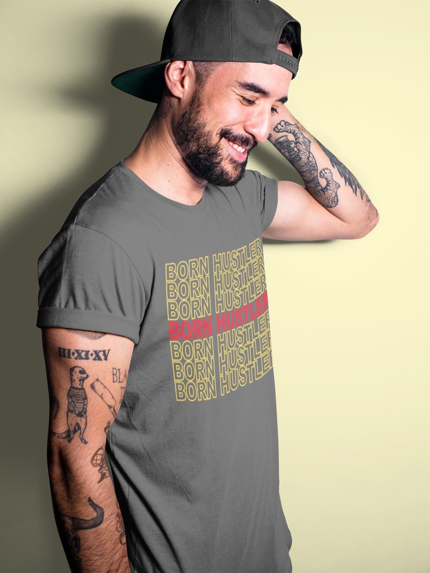 Jordan 5 OFF-WHITE Sail Shirt To Match Jordans Born Hustler Sneaker Tees Jordan 5 OFF-WHITE Sail Drip Gear Zone Sneaker Matching Clothing Unisex Shirts