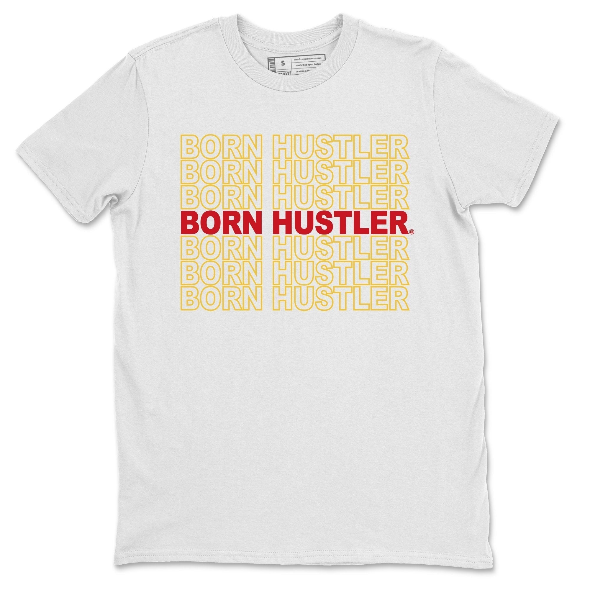 Jordan 5 OFF-WHITE Sail Shirt To Match Jordans Born Hustler Sneaker Tees Jordan 5 OFF-WHITE Sail Drip Gear Zone Sneaker Matching Clothing Unisex Shirts