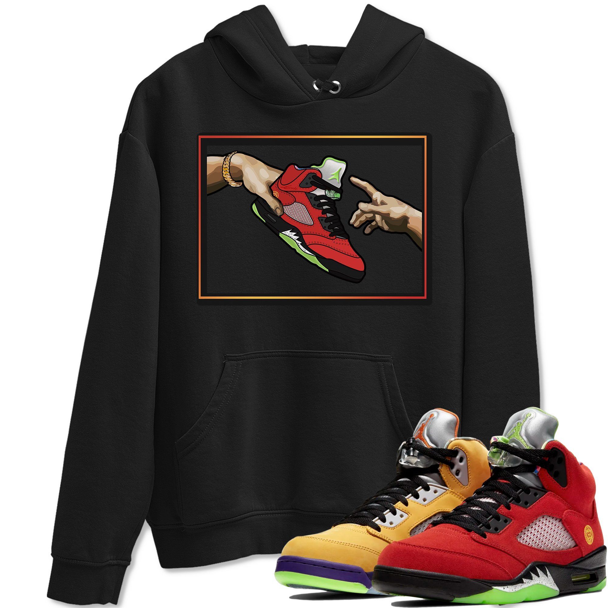 Jordan 5 What The Shirt To Match Jordans Adam's Creation Sneaker Tees Jordan 5 What The Drip Gear Zone Sneaker Matching Clothing Unisex Shirts