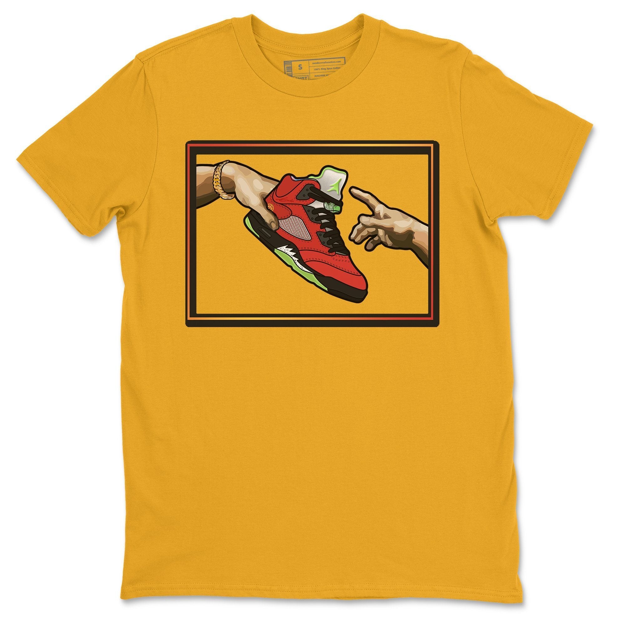 Jordan 5 What The Shirt To Match Jordans Adam's Creation Sneaker Tees Jordan 5 What The Drip Gear Zone Sneaker Matching Clothing Unisex Shirts