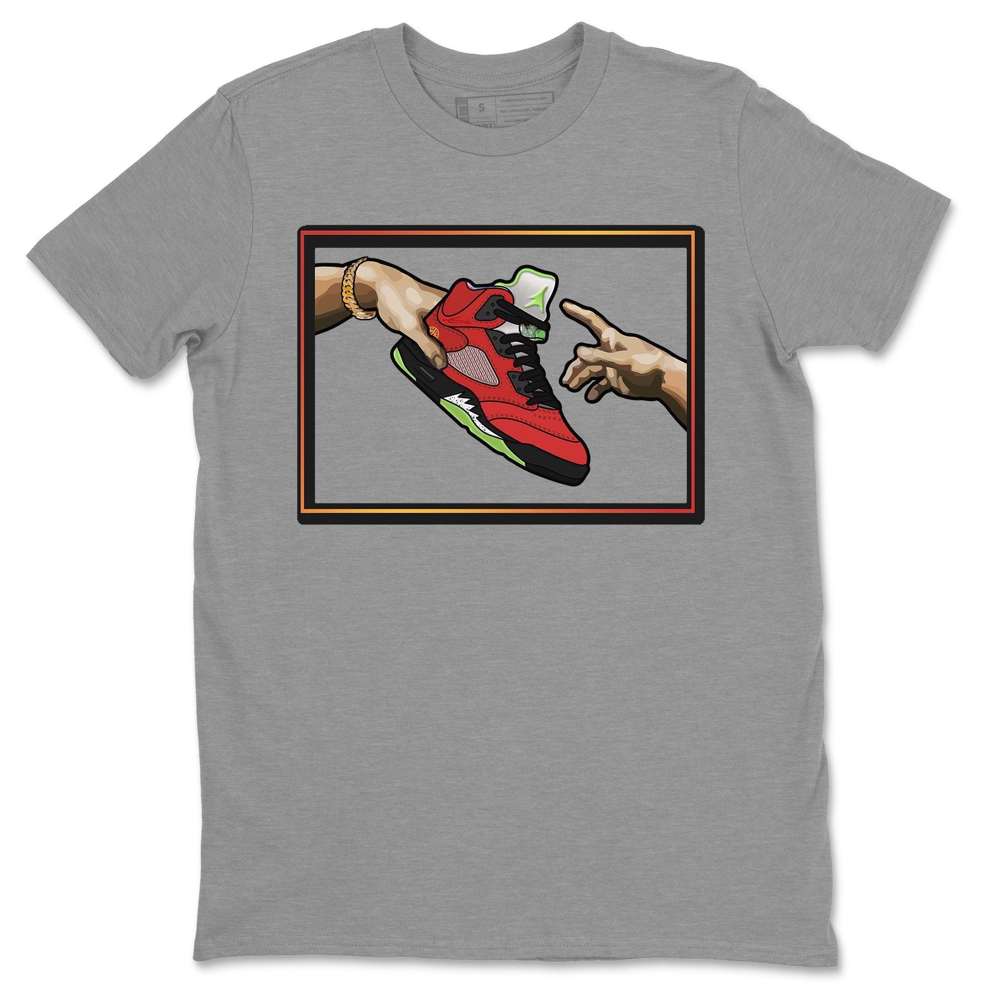 Jordan 5 What The Shirt To Match Jordans Adam's Creation Sneaker Tees Jordan 5 What The Drip Gear Zone Sneaker Matching Clothing Unisex Shirts