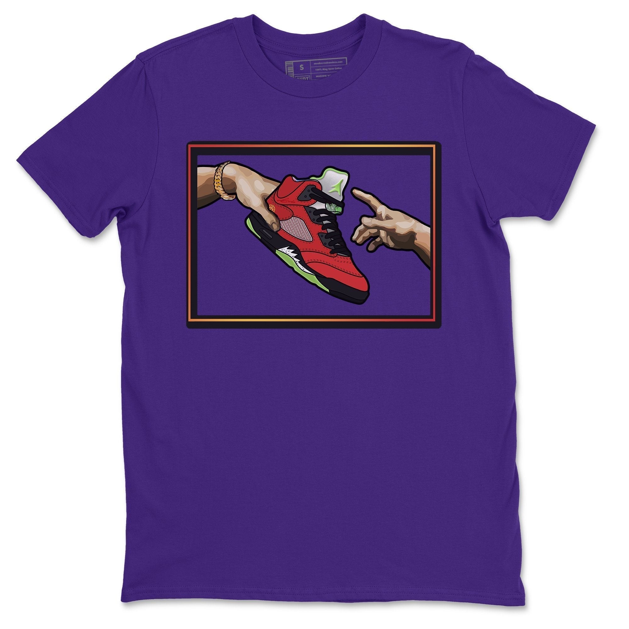 Jordan 5 What The Shirt To Match Jordans Adam's Creation Sneaker Tees Jordan 5 What The Drip Gear Zone Sneaker Matching Clothing Unisex Shirts