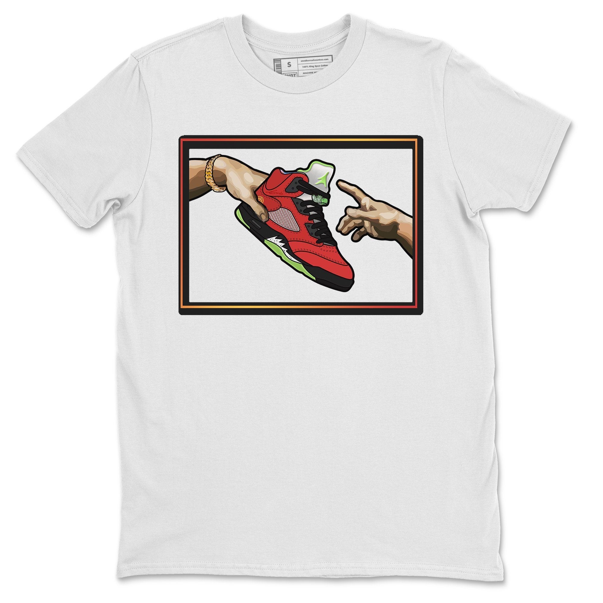 Jordan 5 What The Shirt To Match Jordans Adam's Creation Sneaker Tees Jordan 5 What The Drip Gear Zone Sneaker Matching Clothing Unisex Shirts