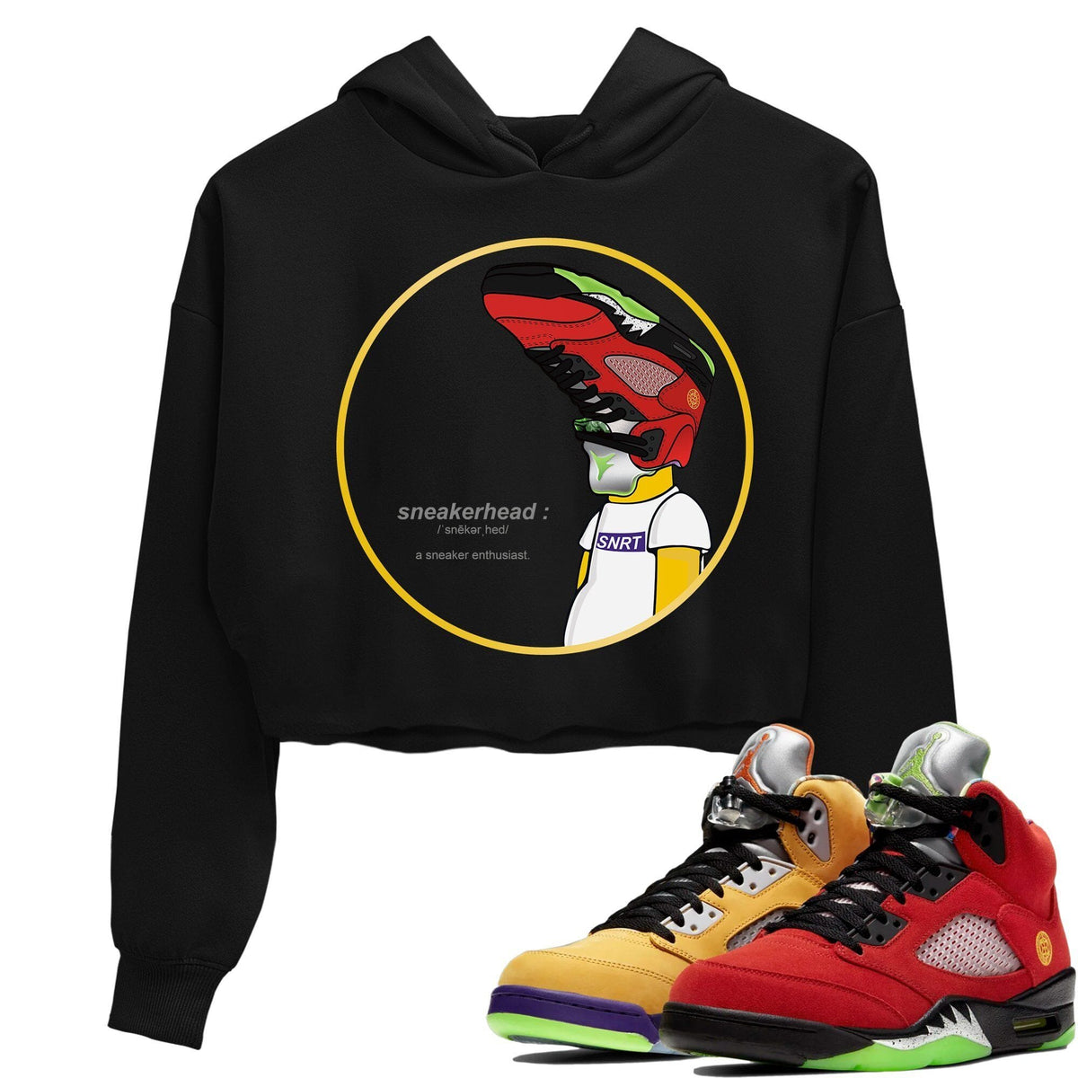 Jordan 5 What The Sneaker Matching T-Shirt Sneakerhead Sneaker Tees Jordan 5 What The Sneaker Release Tees Women's Shirts