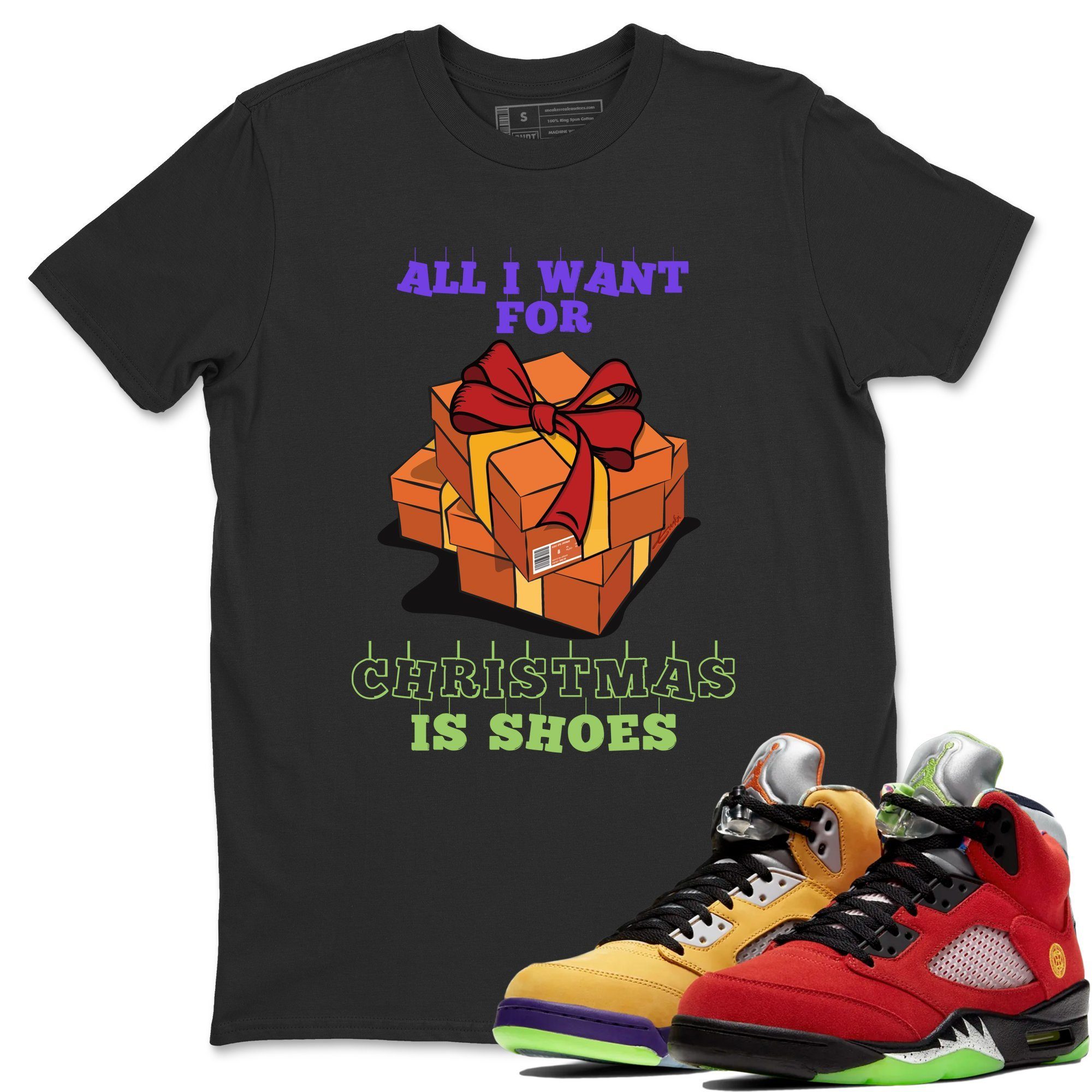 Jordan 5 What The Shirt To Match Jordans Christmas Present Sneaker Tees Jordan 5 What The Drip Gear Zone Sneaker Matching Clothing Unisex Shirts