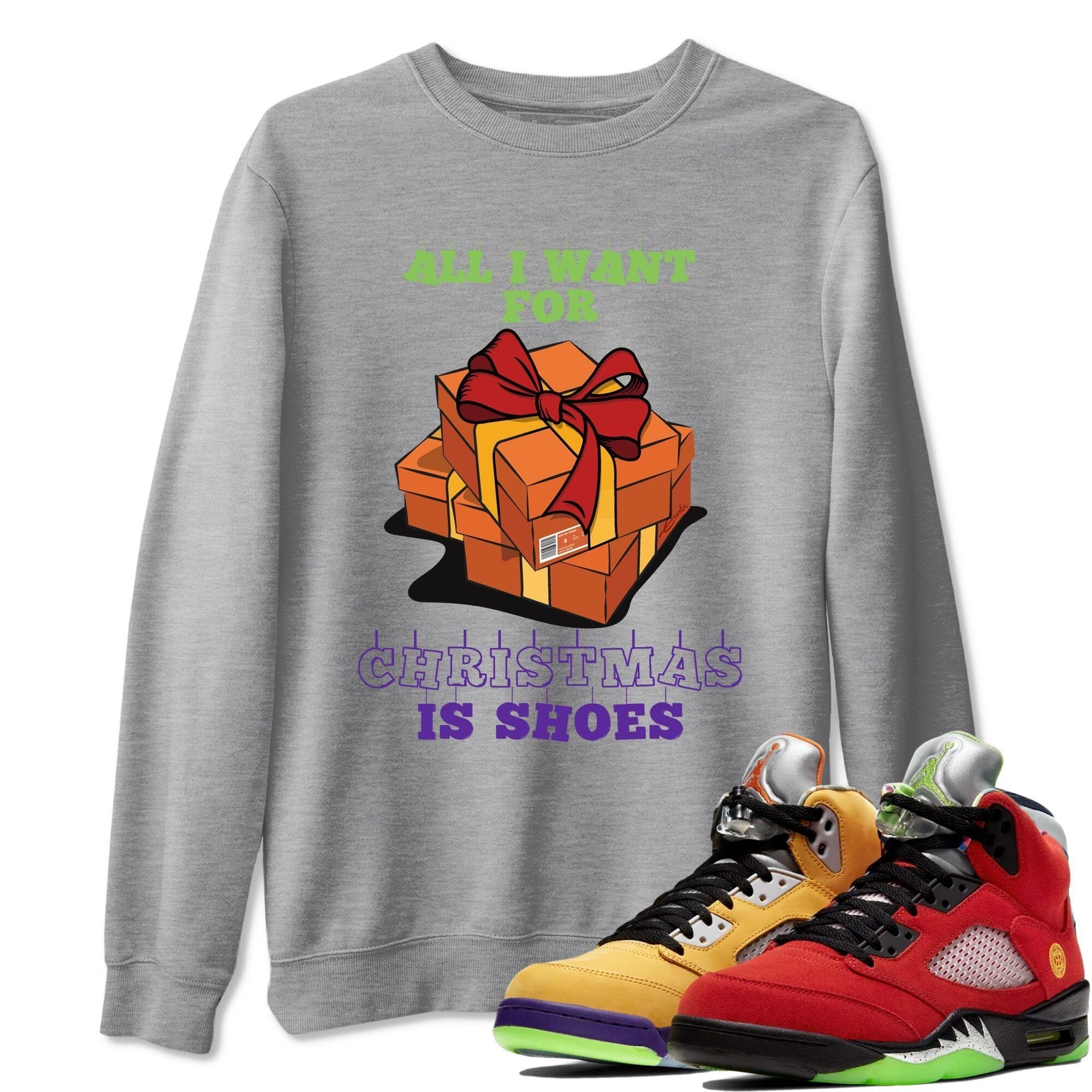 Jordan 5 What The Shirt To Match Jordans Christmas Present Sneaker Tees Jordan 5 What The Drip Gear Zone Sneaker Matching Clothing Unisex Shirts
