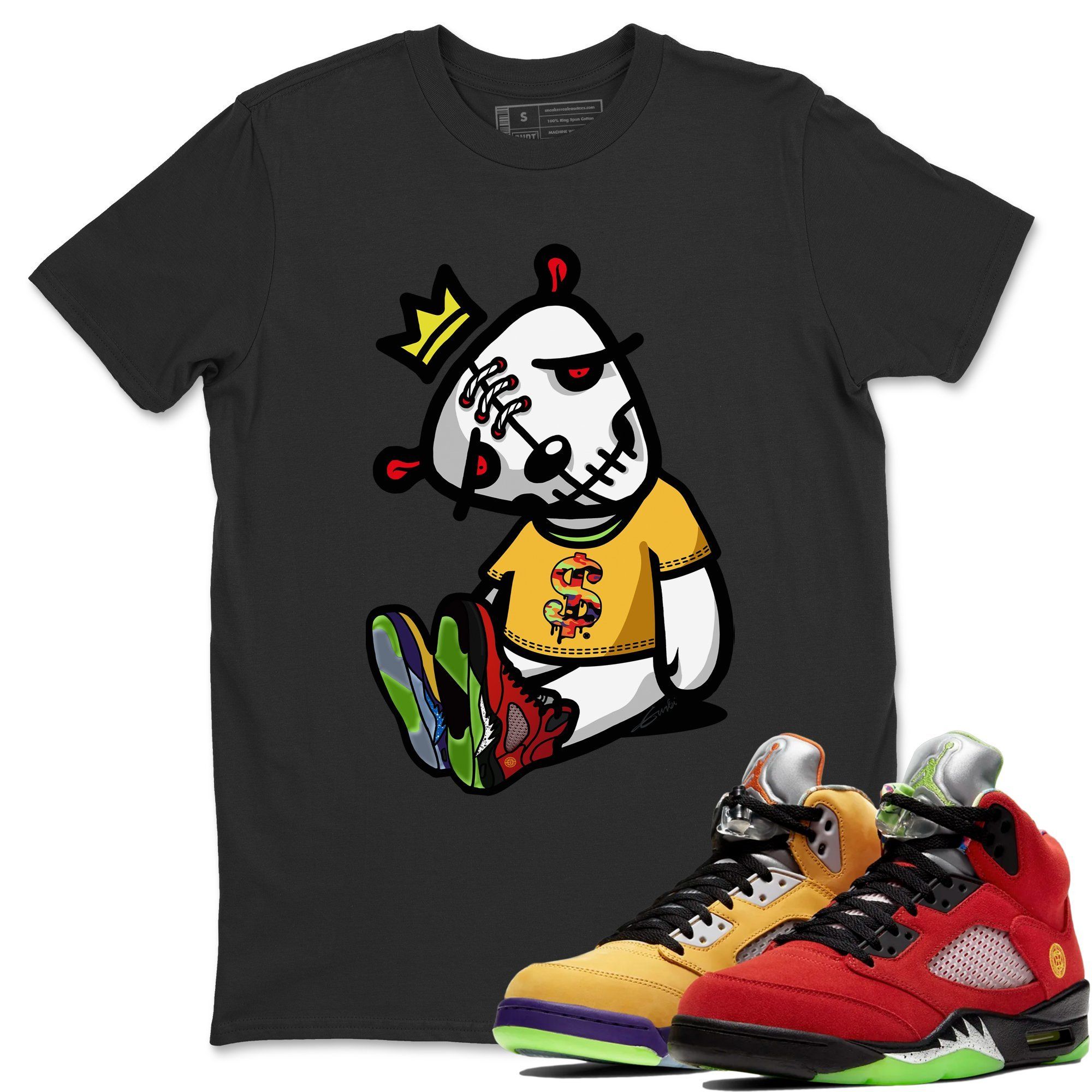 Jordan 5 What The Shirt To Match Jordans Dead Dolls Sneaker Tees Jordan 5 What The Drip Gear Zone Sneaker Matching Clothing Unisex Shirts