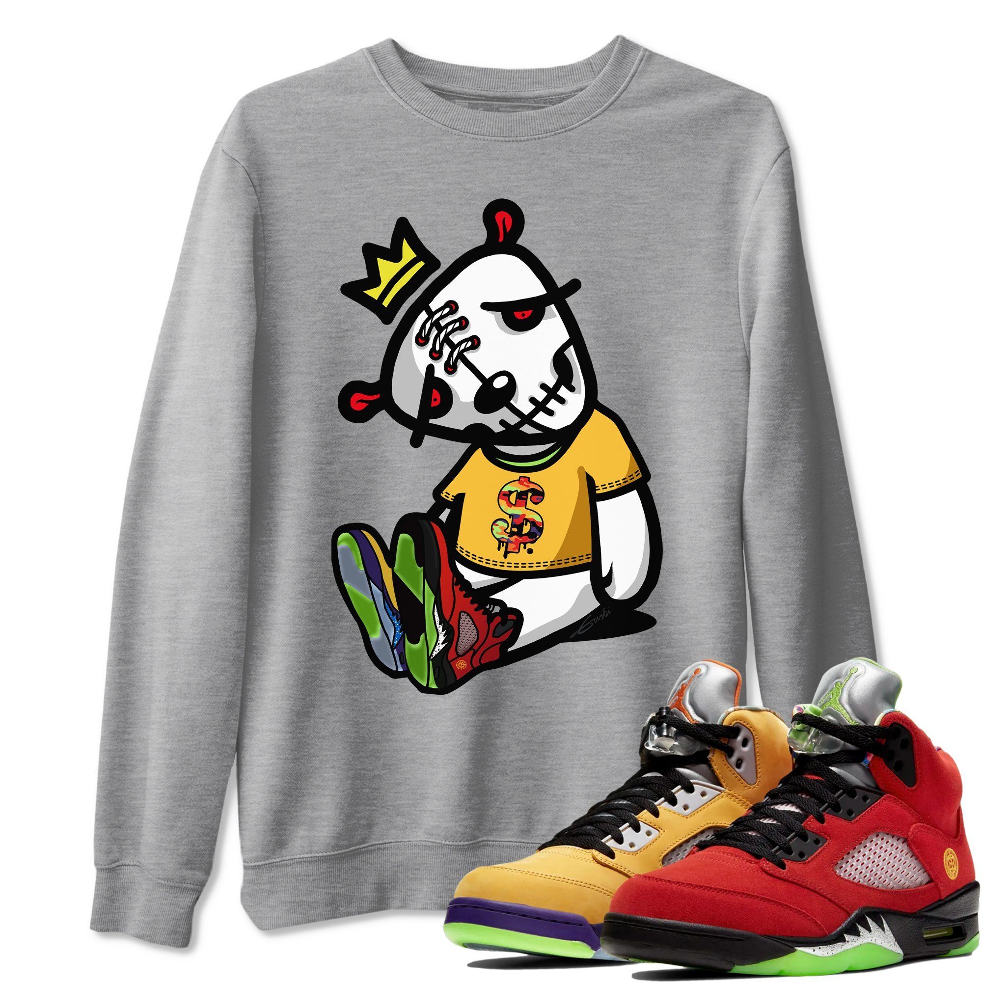 Jordan 5 What The Shirt To Match Jordans Dead Dolls Sneaker Tees Jordan 5 What The Drip Gear Zone Sneaker Matching Clothing Unisex Shirts