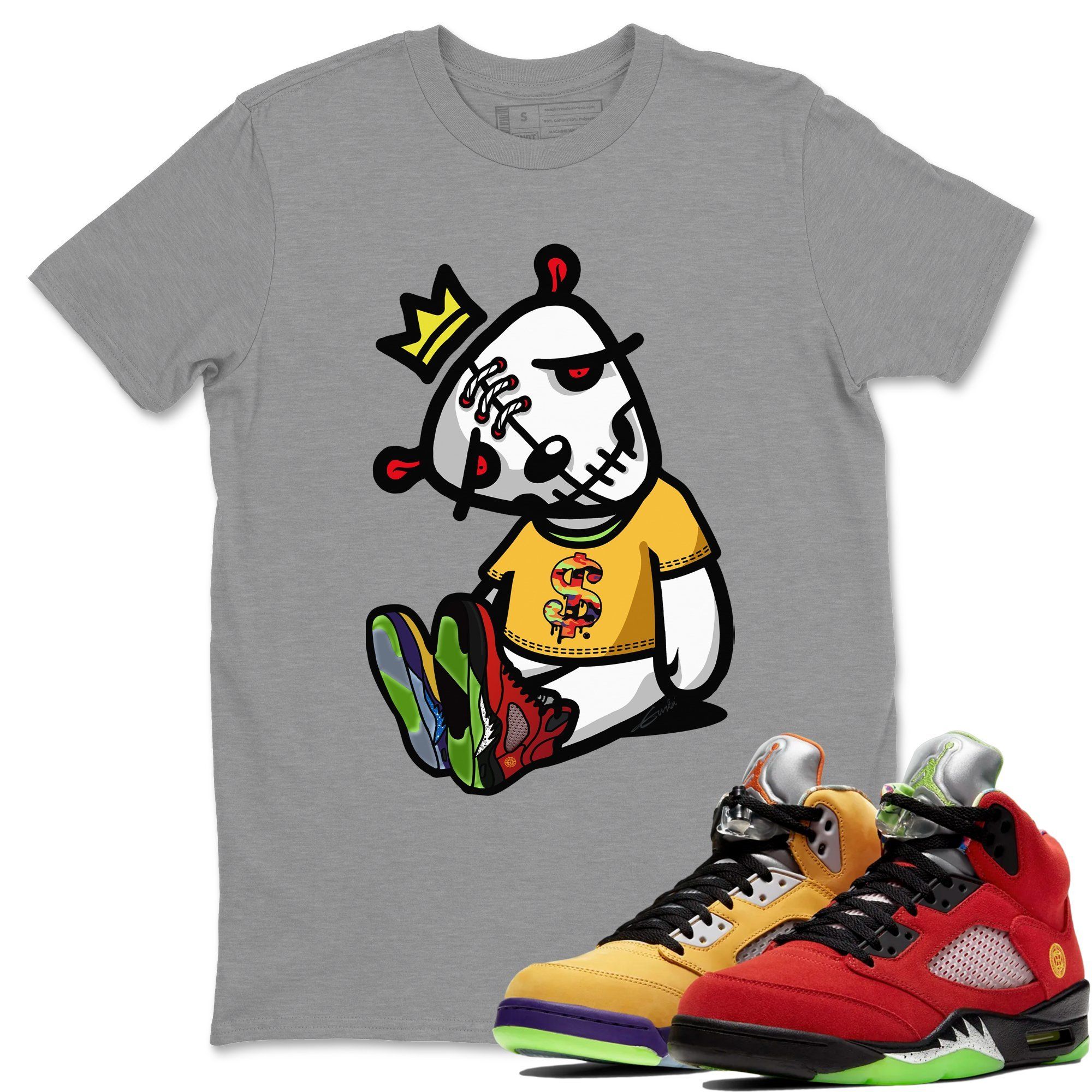 Jordan 5 What The Shirt To Match Jordans Dead Dolls Sneaker Tees Jordan 5 What The Drip Gear Zone Sneaker Matching Clothing Unisex Shirts