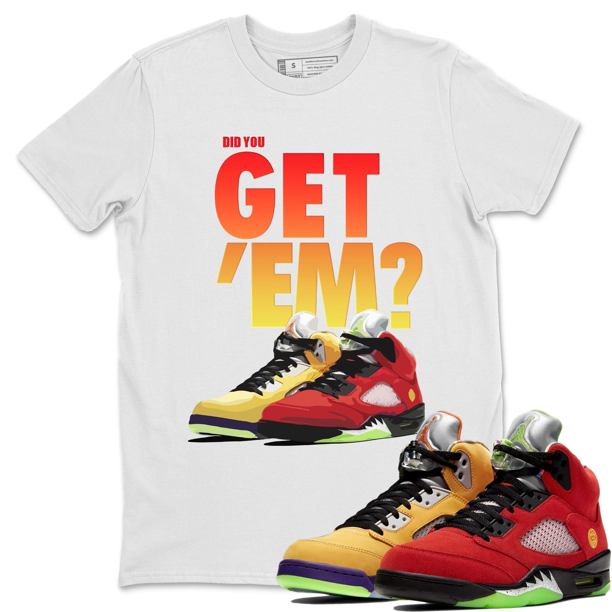 Jordan 5 Retro What The Shirt To Match Jordans Did You Get Em Drip Gear Zone Sneaker Tees Jordan 5 Retro What The Drip Gear Zone Drip Gear Zone Sneaker Matching Clothing Unisex Shirts