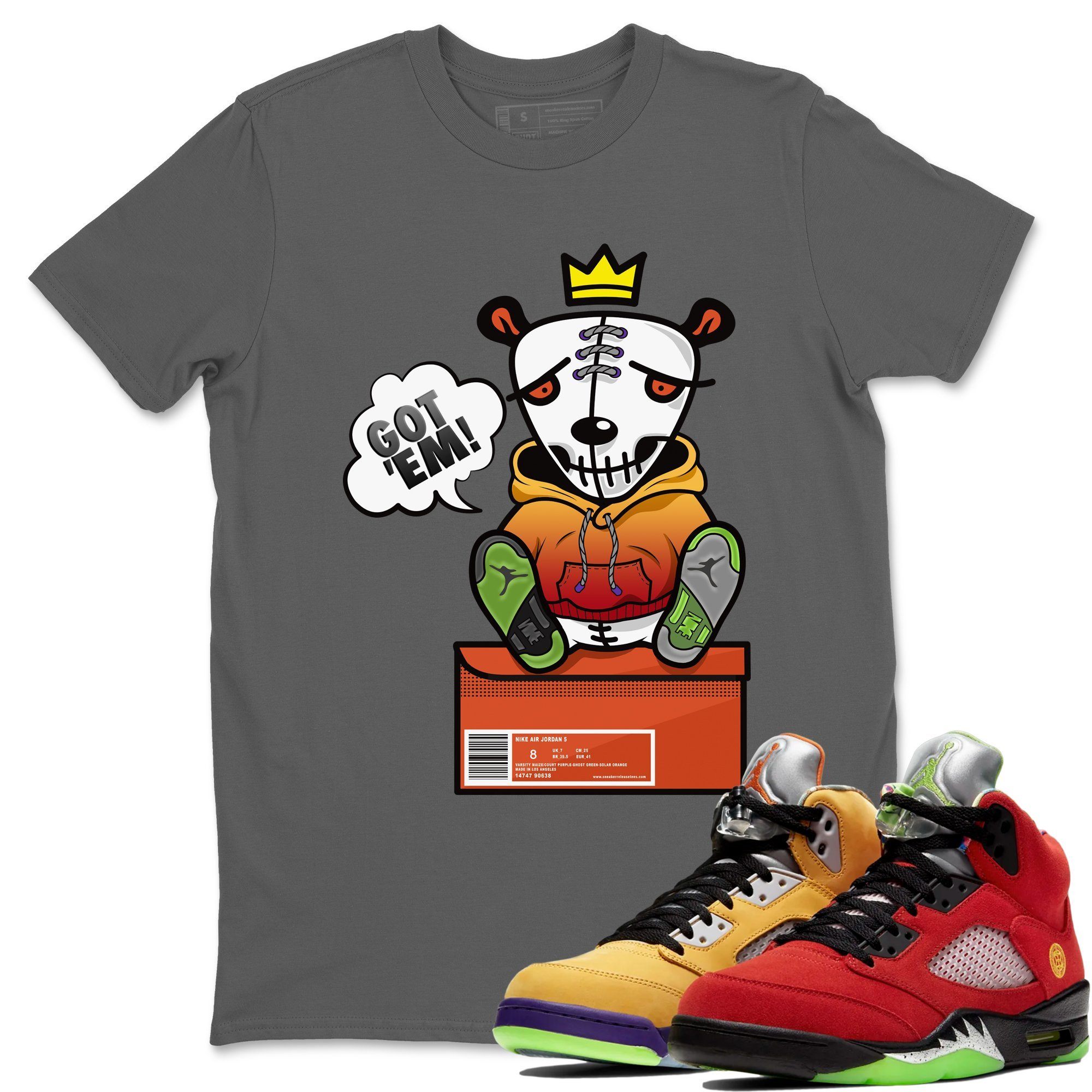 Jordan 5 What The Shirt To Match Jordans Got Em Sneaker Tees Jordan 5 What The Drip Gear Zone Sneaker Matching Clothing Unisex Shirts