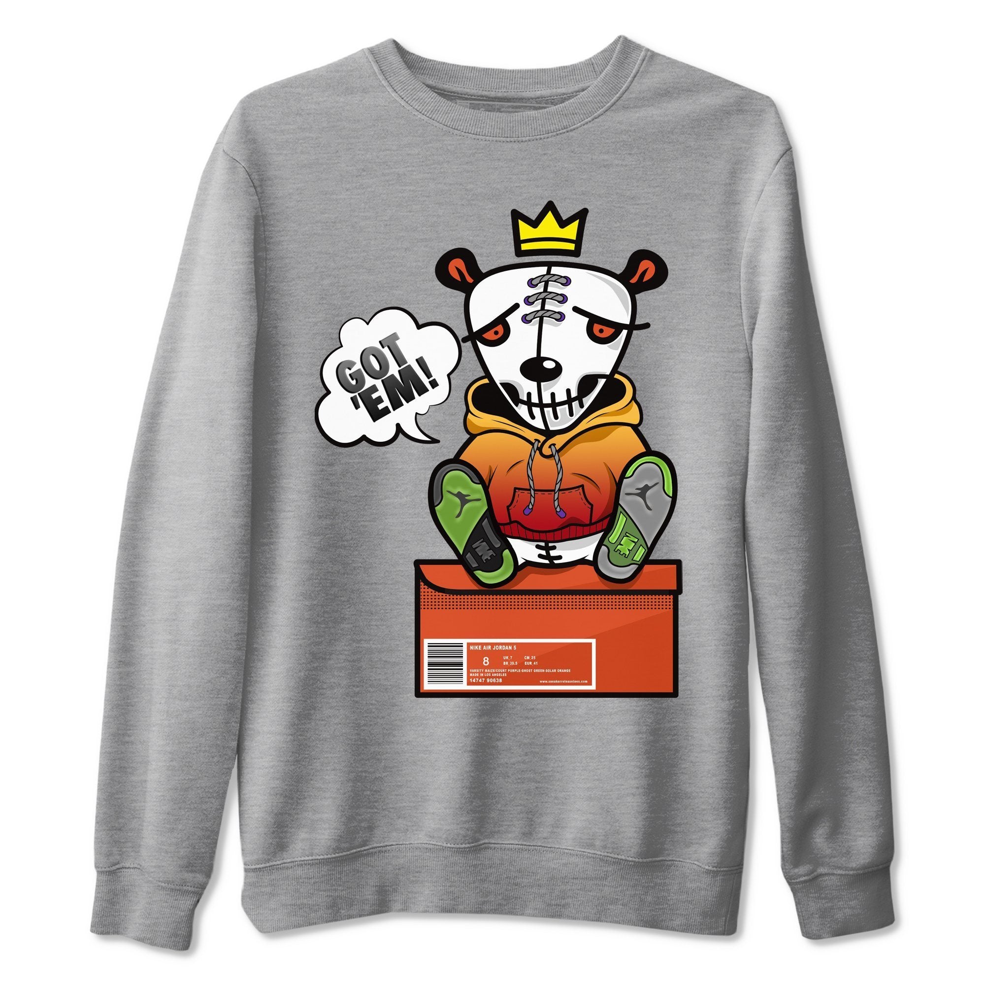 Jordan 5 What The Shirt To Match Jordans Got Em Sneaker Tees Jordan 5 What The Drip Gear Zone Sneaker Matching Clothing Unisex Shirts