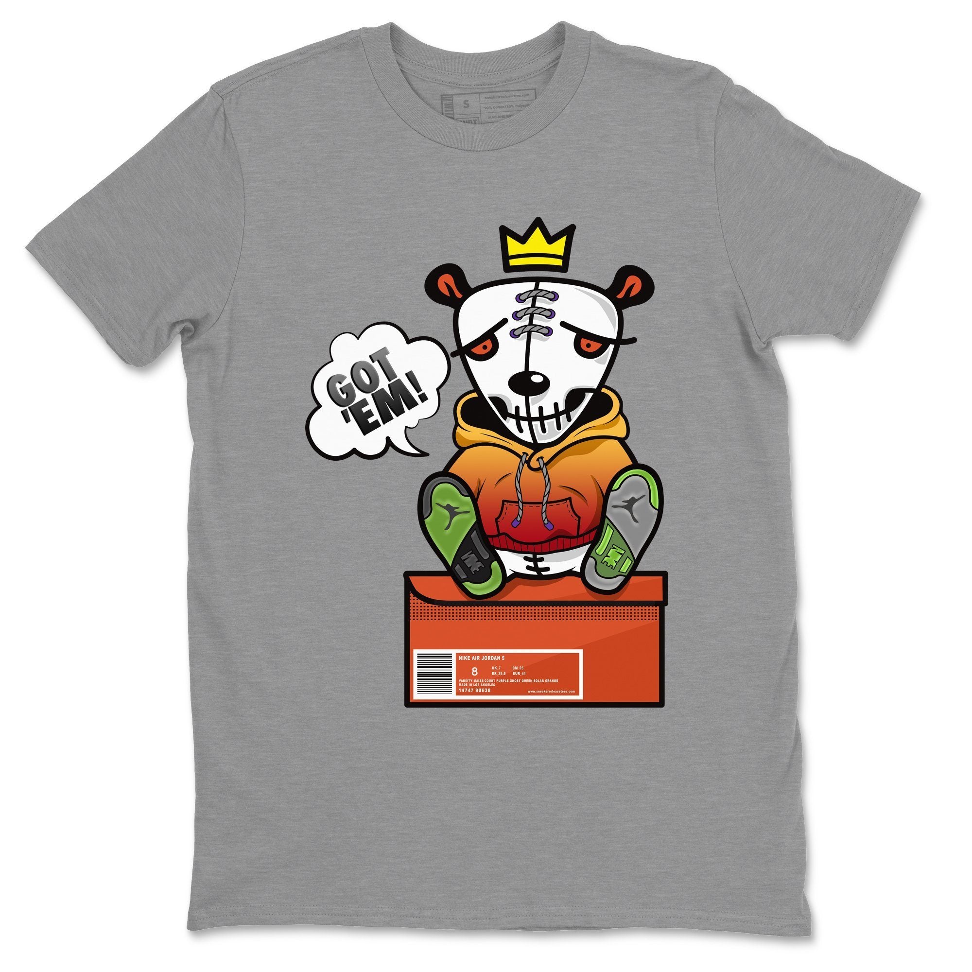 Jordan 5 What The Shirt To Match Jordans Got Em Sneaker Tees Jordan 5 What The Drip Gear Zone Sneaker Matching Clothing Unisex Shirts