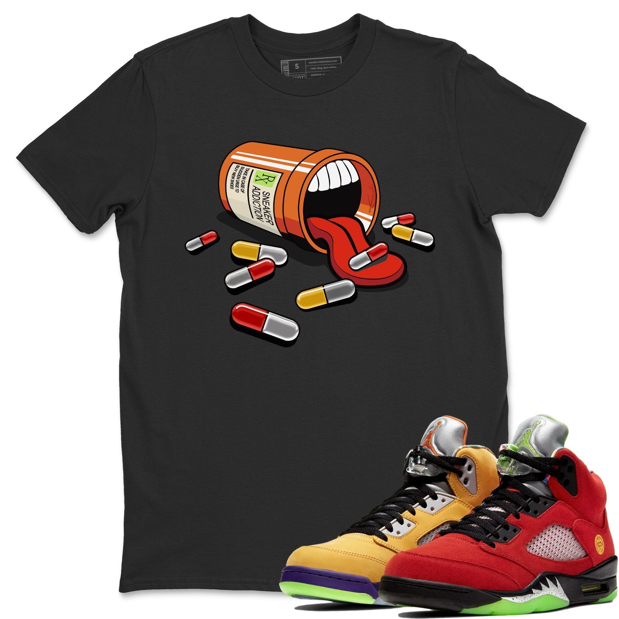 Jordan 5 What The Shirt To Match Jordans Sneaker Addiction Sneaker Tees Jordan 5 What The Drip Gear Zone Sneaker Matching Clothing Unisex Shirts