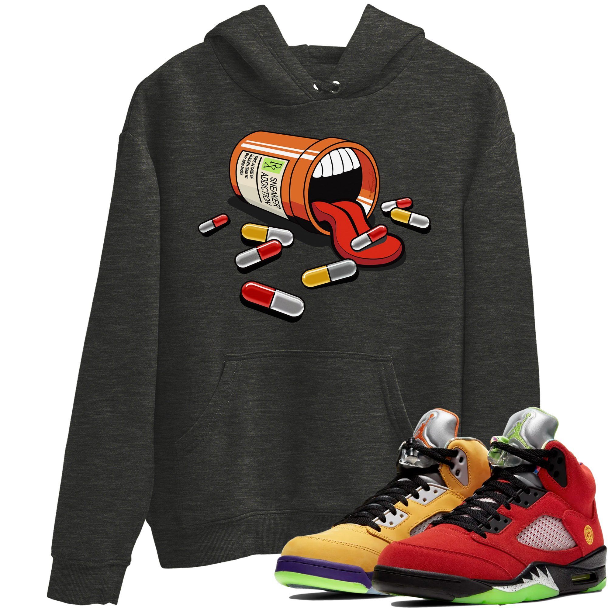 Jordan 5 What The Shirt To Match Jordans Sneaker Addiction Sneaker Tees Jordan 5 What The Drip Gear Zone Sneaker Matching Clothing Unisex Shirts