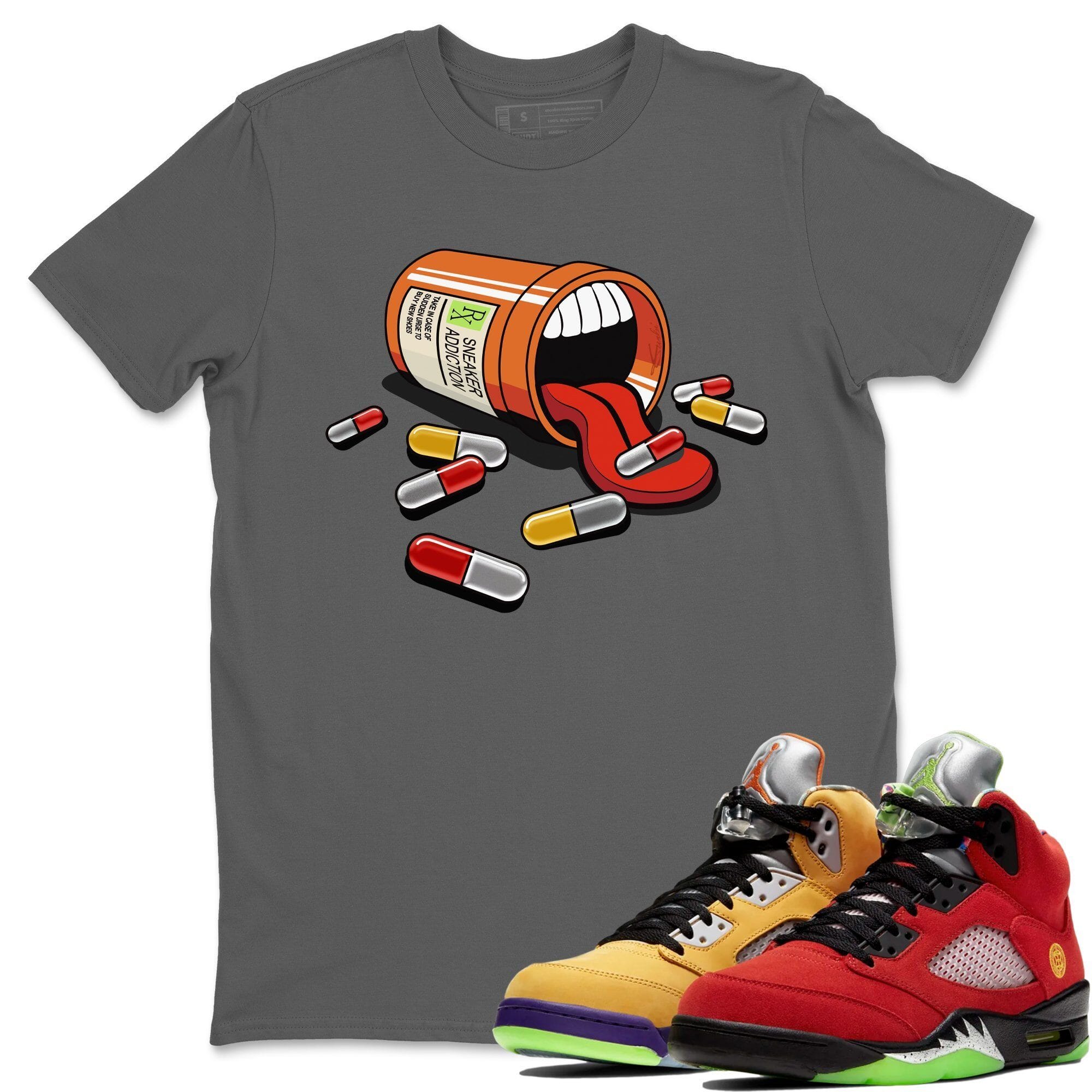 Jordan 5 What The Shirt To Match Jordans Sneaker Addiction Sneaker Tees Jordan 5 What The Drip Gear Zone Sneaker Matching Clothing Unisex Shirts
