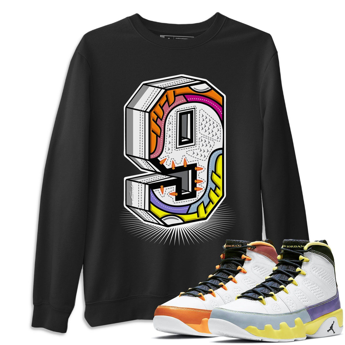 Jordan 9 Change The World Shirt To Match Jordans Nine Statue Sneaker Tees Jordan 9 Change The World Drip Gear Zone Sneaker Matching Clothing Unisex Shirts