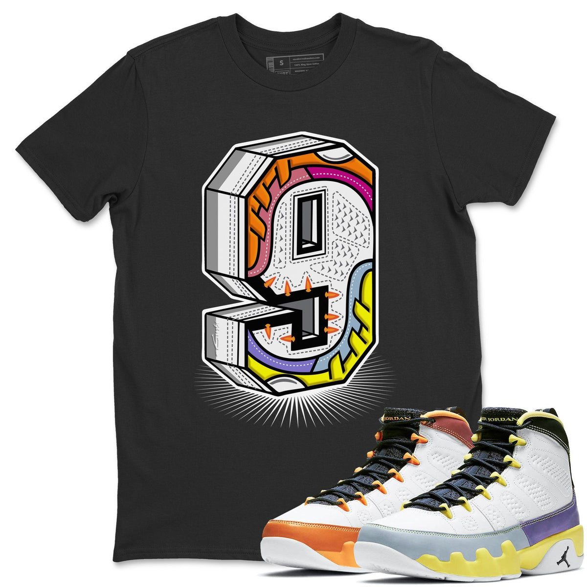Jordan 9 Change The World Shirt To Match Jordans Nine Statue Sneaker Tees Jordan 9 Change The World Drip Gear Zone Sneaker Matching Clothing Unisex Shirts