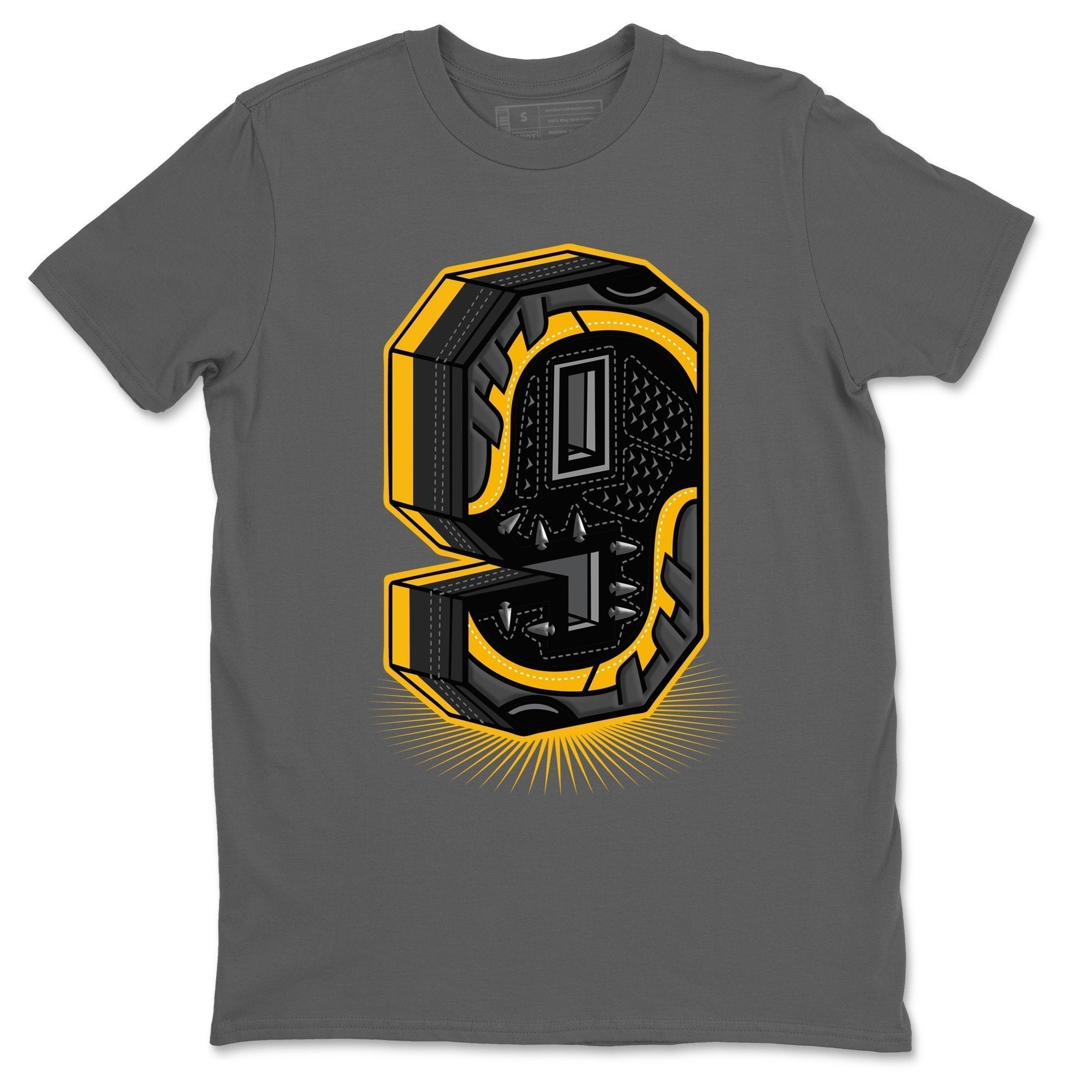 Jordan 9 University Gold Shirt To Match Jordans Nine Statue Sneaker Tees Jordan 9 University Gold Drip Gear Zone Sneaker Matching Clothing Unisex Shirts