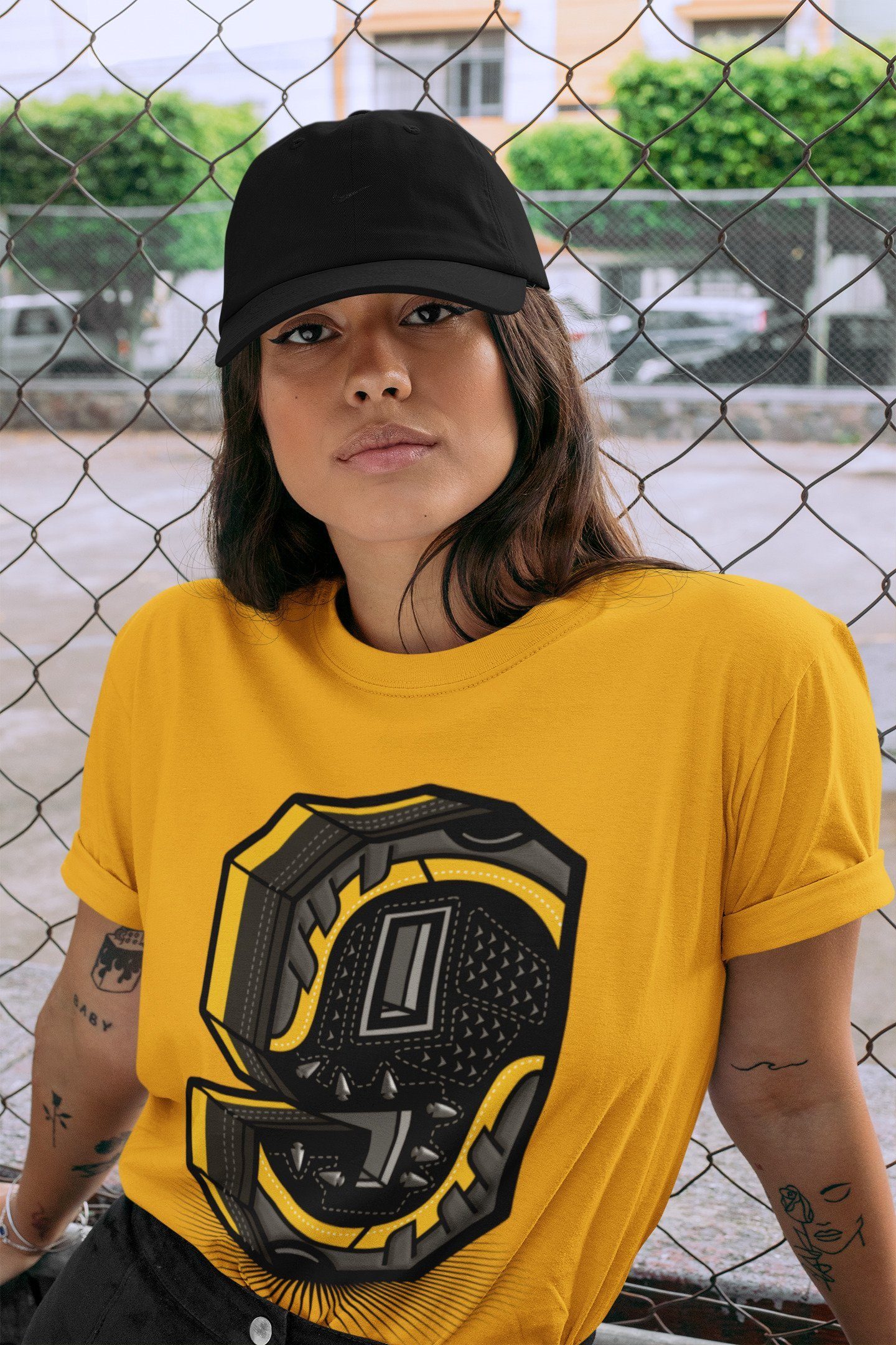 Jordan 9 University Gold Shirt To Match Jordans Nine Statue Sneaker Tees Jordan 9 University Gold Drip Gear Zone Sneaker Matching Clothing Unisex Shirts