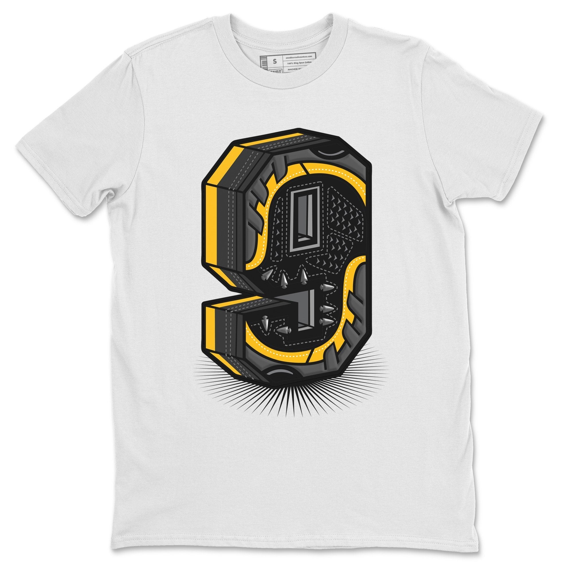 Jordan 9 University Gold Shirt To Match Jordans Nine Statue Sneaker Tees Jordan 9 University Gold Drip Gear Zone Sneaker Matching Clothing Unisex Shirts