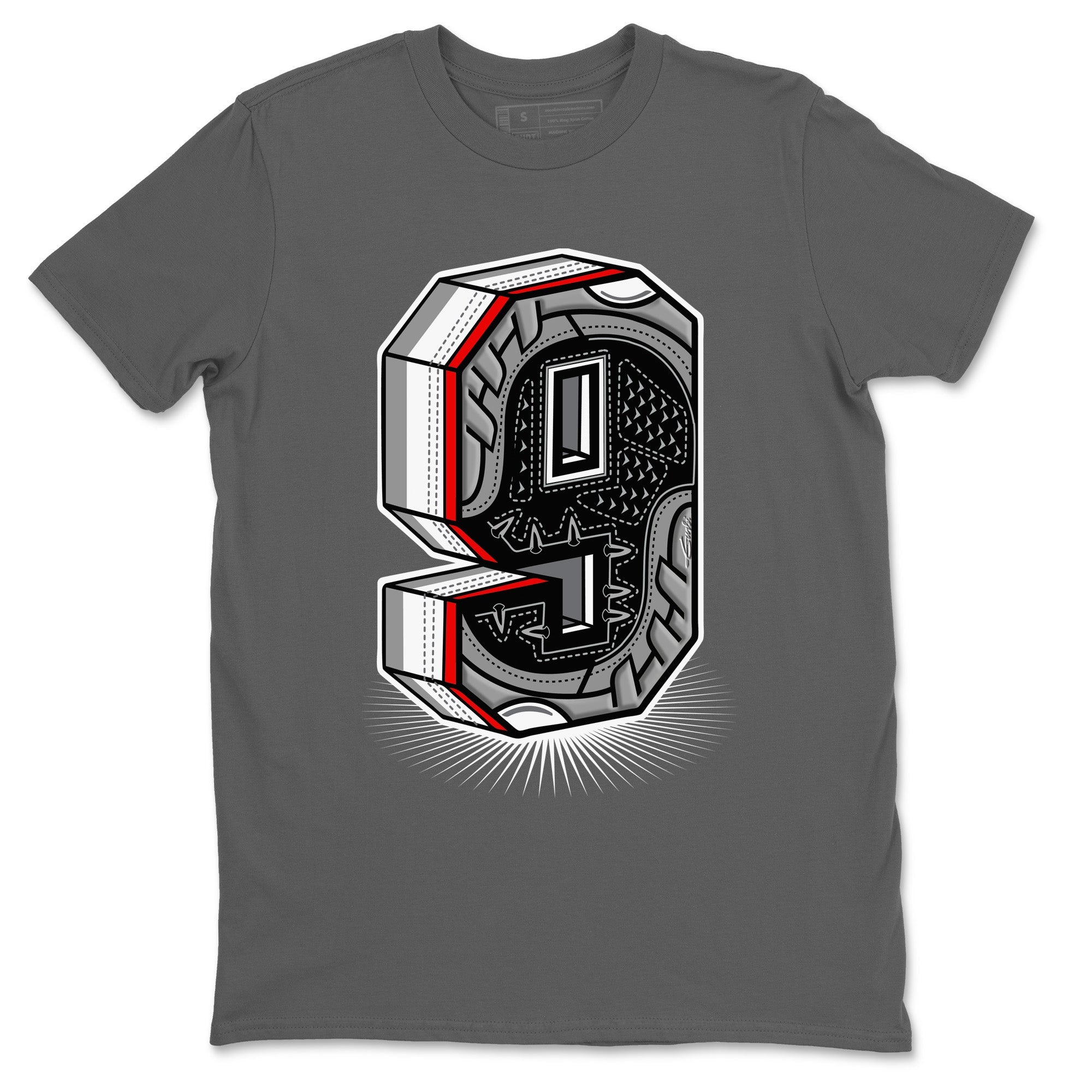 Jordan 9 Particle Grey Shirt To Match Jordans Nine Statue Sneaker Tees Jordan 9 Particle Grey Drip Gear Zone Sneaker Matching Clothing Unisex Shirts