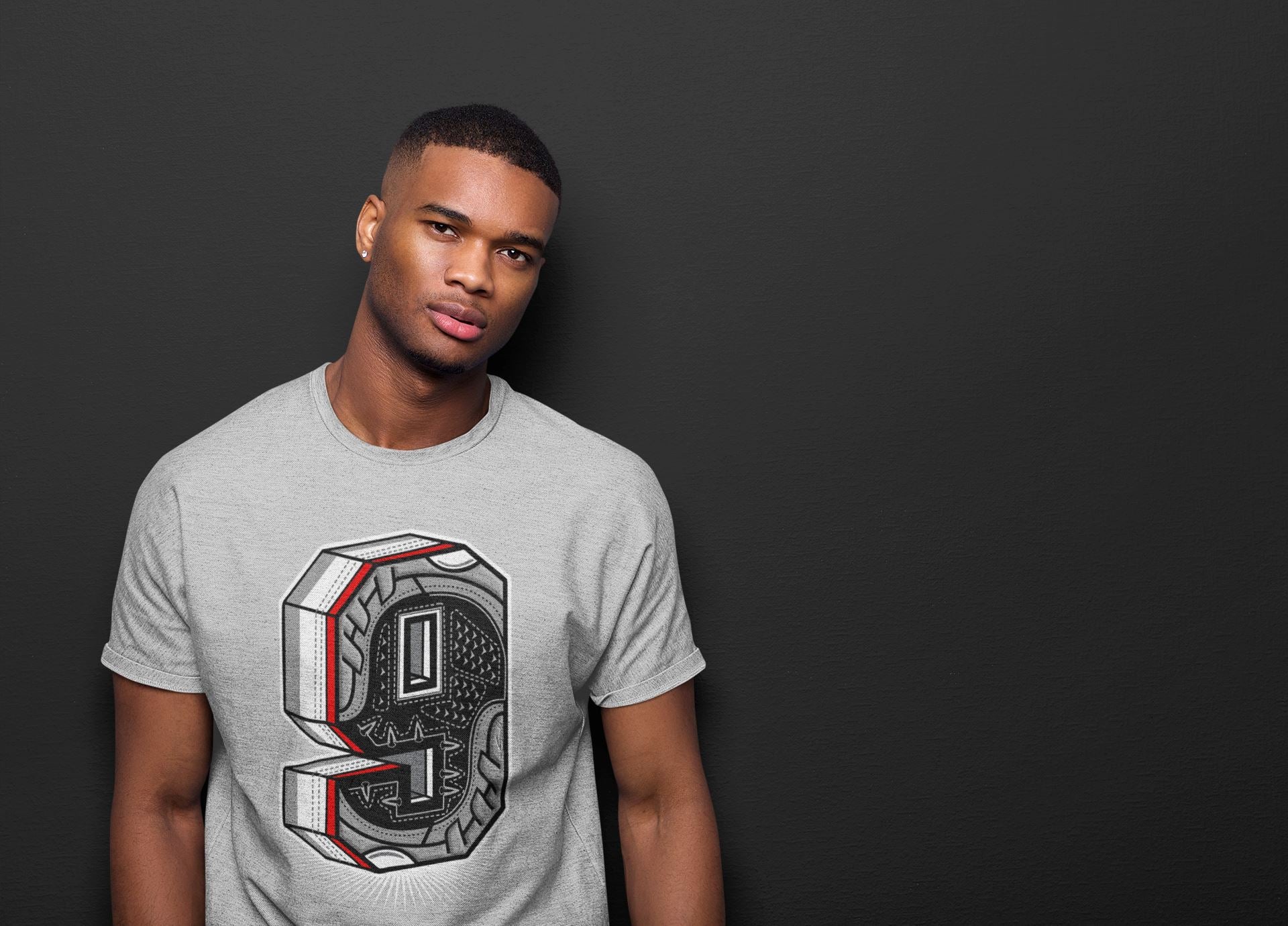 Jordan 9 Particle Grey Shirt To Match Jordans Nine Statue Sneaker Tees Jordan 9 Particle Grey Drip Gear Zone Sneaker Matching Clothing Unisex Shirts