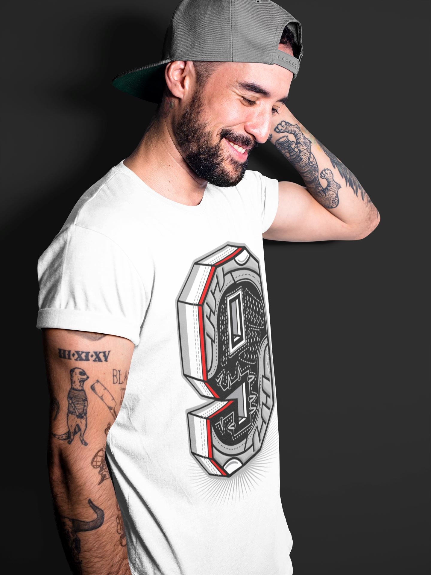 Jordan 9 Particle Grey Shirt To Match Jordans Nine Statue Sneaker Tees Jordan 9 Particle Grey Drip Gear Zone Sneaker Matching Clothing Unisex Shirts