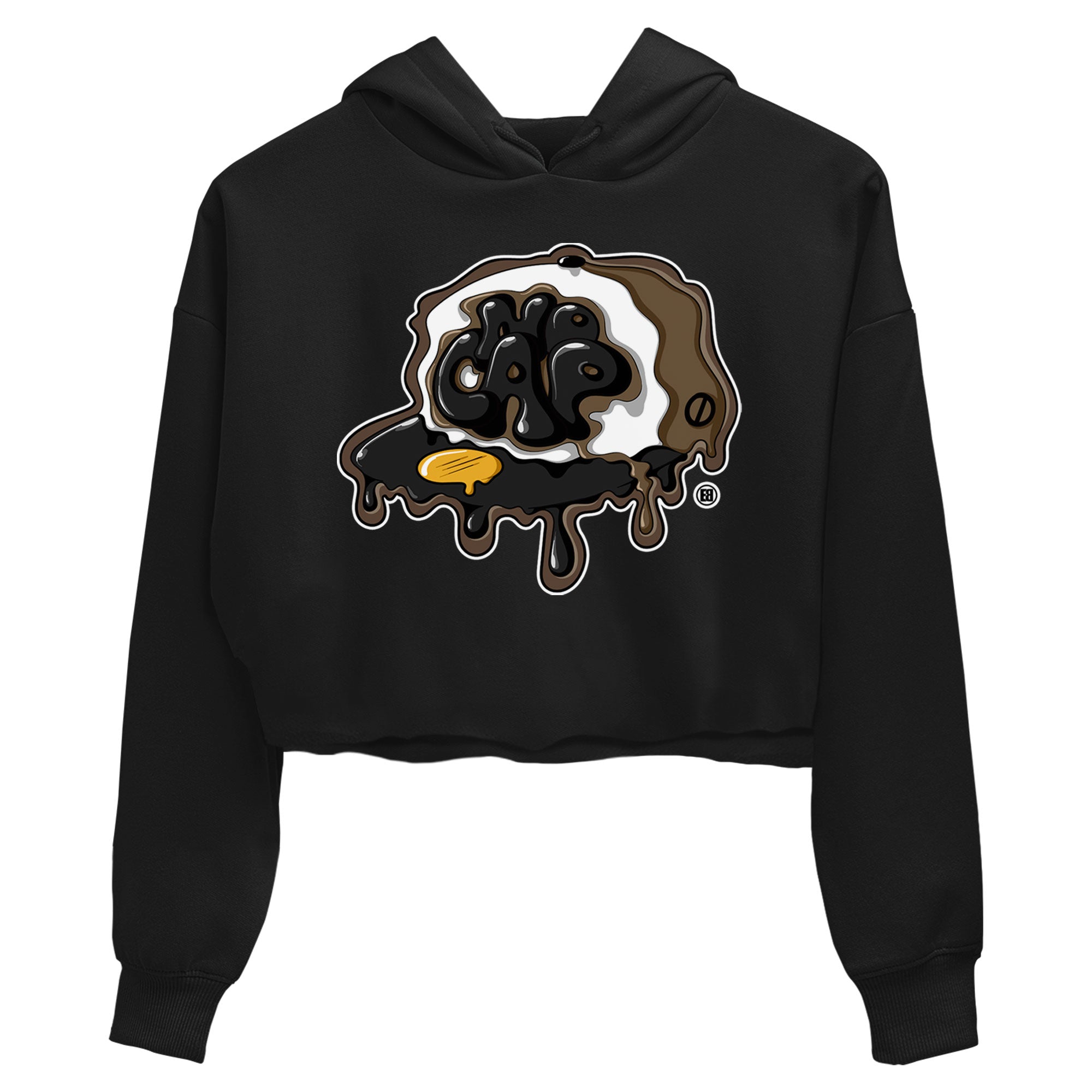 Air Jordan 1 Palomino shirt to match jordans No Cap Streetwear Sneaker Shirt Air Jordan 1 Retro High OG Palomino Drip Gear Zone Sneaker Matching Clothing Black 2 Crop T-Shirt