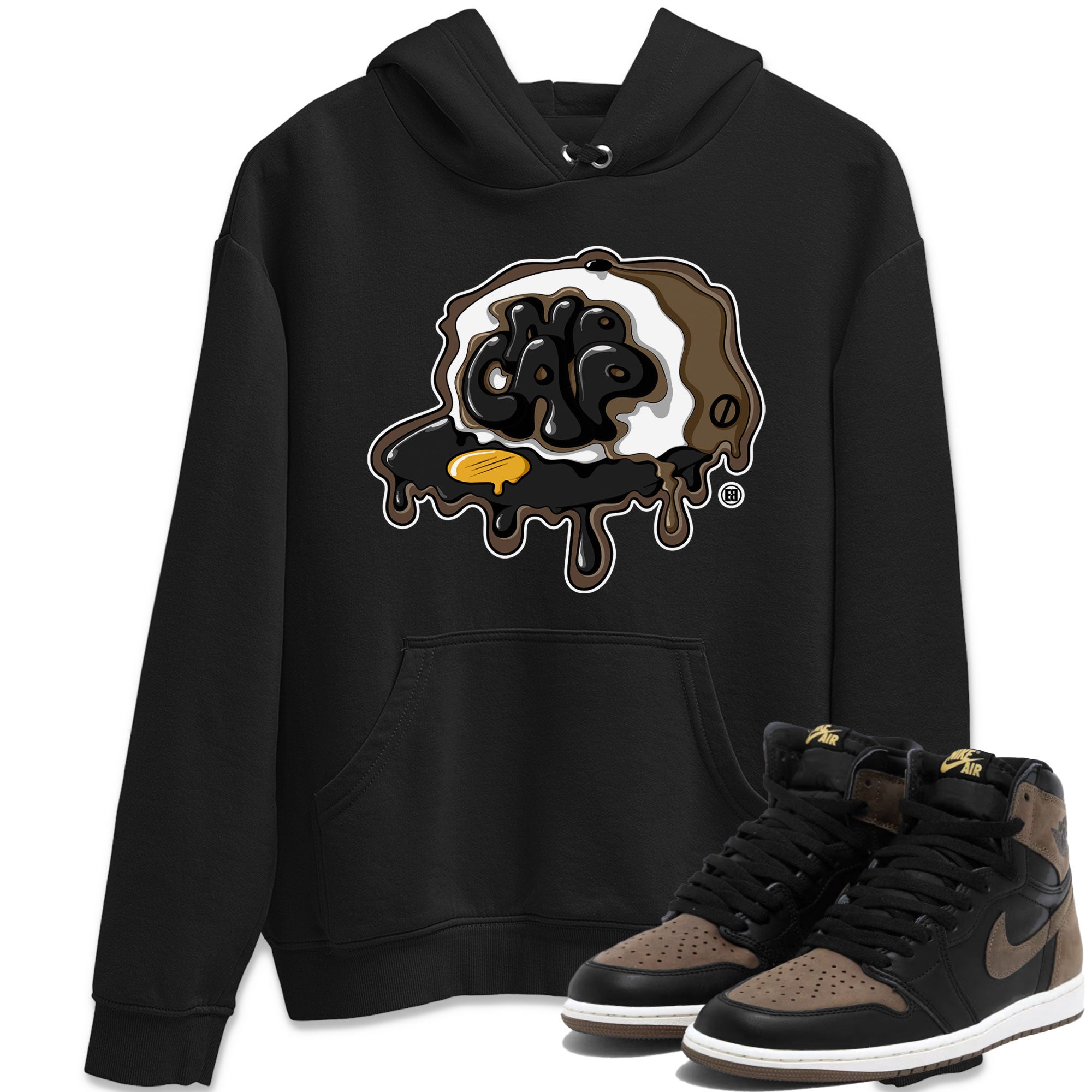 Air Jordan 1 Palomino shirt to match jordans No Cap Streetwear Sneaker Shirt Air Jordan 1 Retro High OG Palomino Drip Gear Zone Sneaker Matching Clothing Casual Unisex shirts Black 1 T-Shirt