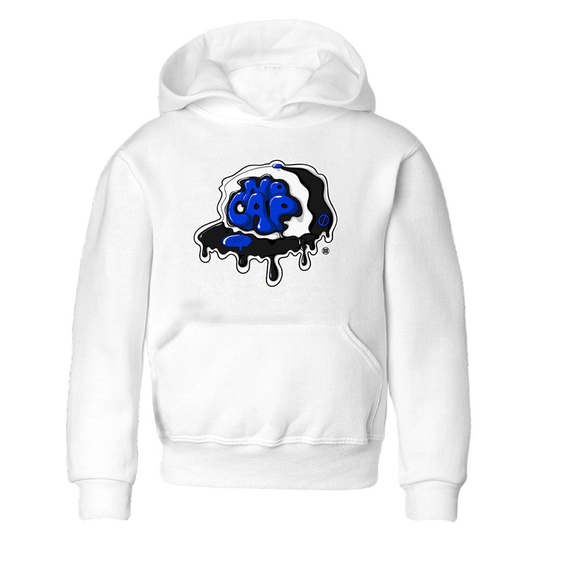Air Jordan 1 Royal Reimagined shirt to match jordans No Cap sneaker tees Jordan 1 Retro High OG Royal Reimagined Drip Gear Zone Kids Baby Toddler sneaker shirts White 2 T-Shirt