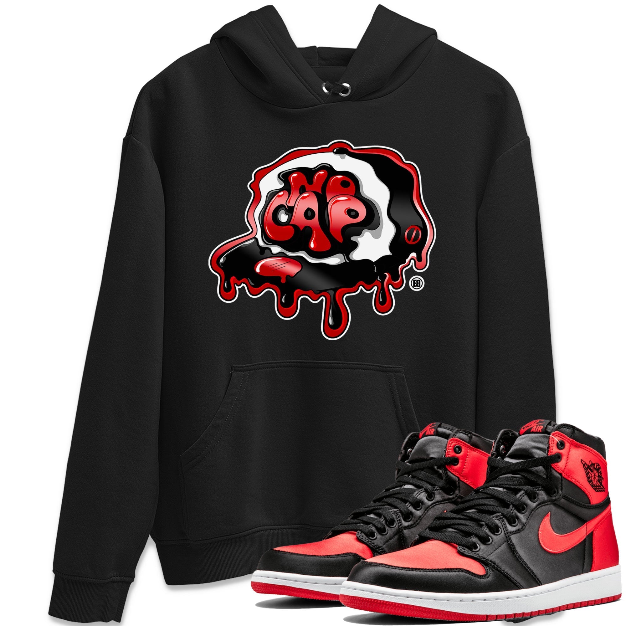 Air Jordan 1 Retro High OG Satin Bred shirt to match jordans No Cap Streetwear Sneaker Shirt Air Jordan 1 Satin Bred Drip Gear Zone Sneaker Matching Clothing Casual Unisex shirts Black 1 T-Shirt