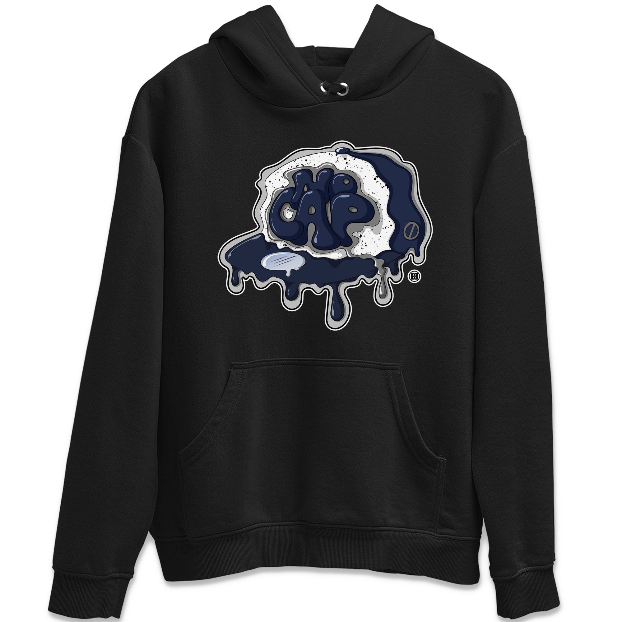 5s Georgetown shirt to match  jordans No Cap Streetwear Sneaker Shirt Air Jordan 5 Georgetown Drip Gear Zone Sneaker Matching Clothing Unisex Black 2 T-Shirt