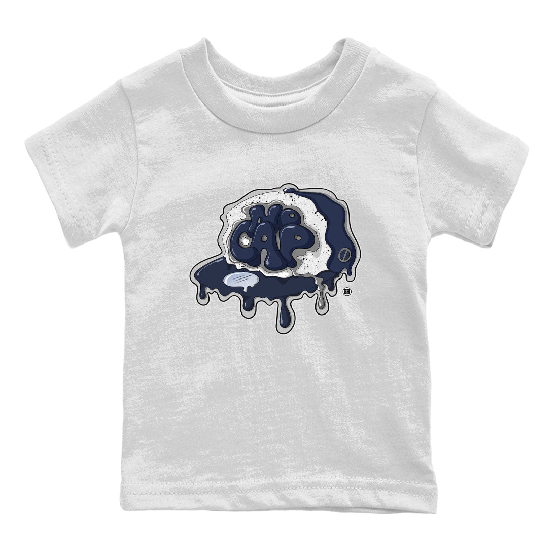 5s Georgetown shirt to match  jordans No Cap Streetwear Sneaker Shirt Air Jordan 5 Georgetown Drip Gear Zone Sneaker Matching Clothing Baby Toddler White 2 T-Shirt