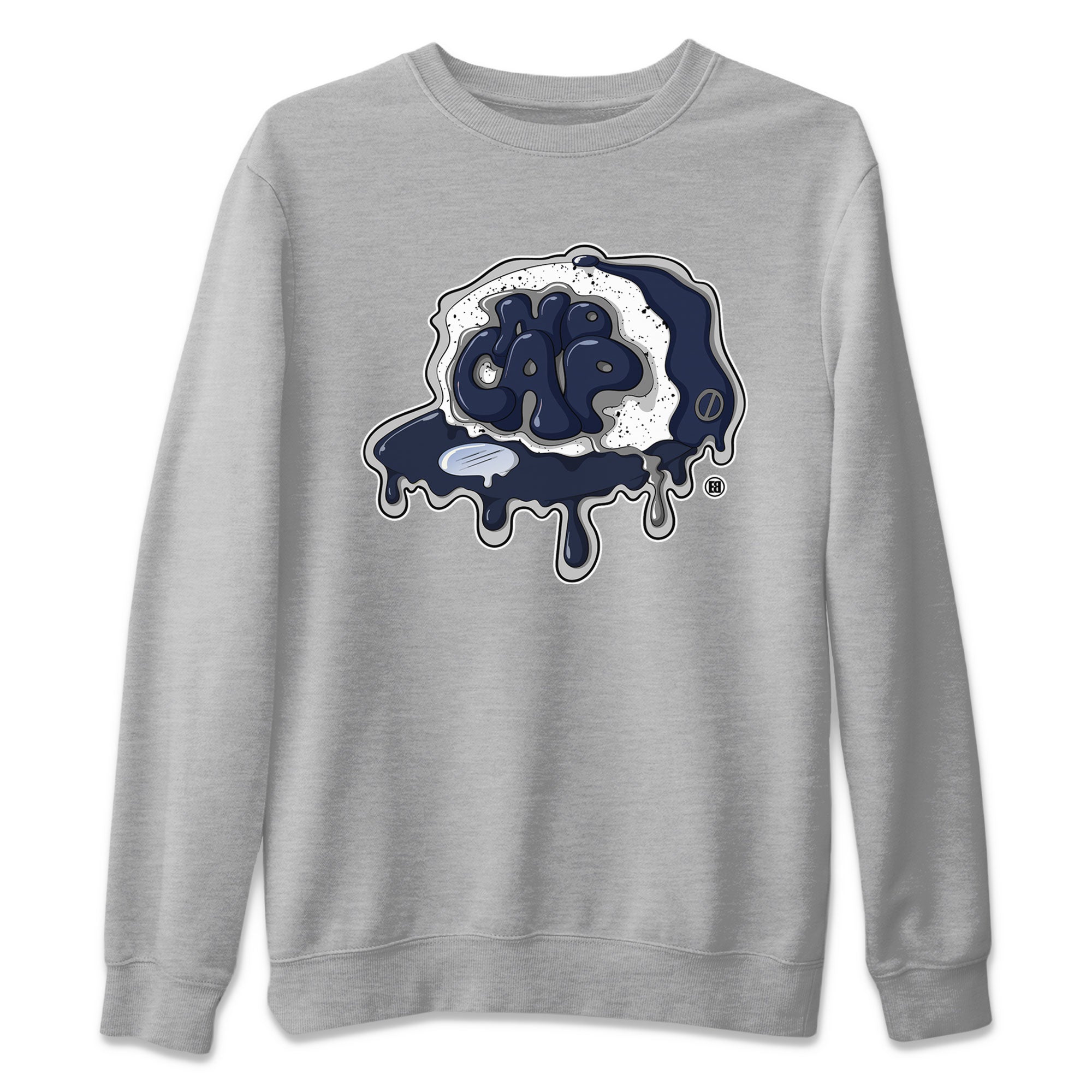 5s Georgetown shirt to match  jordans No Cap Streetwear Sneaker Shirt Air Jordan 5 Georgetown Drip Gear Zone Sneaker Matching Clothing Unisex Heather Grey 2 T-Shirt