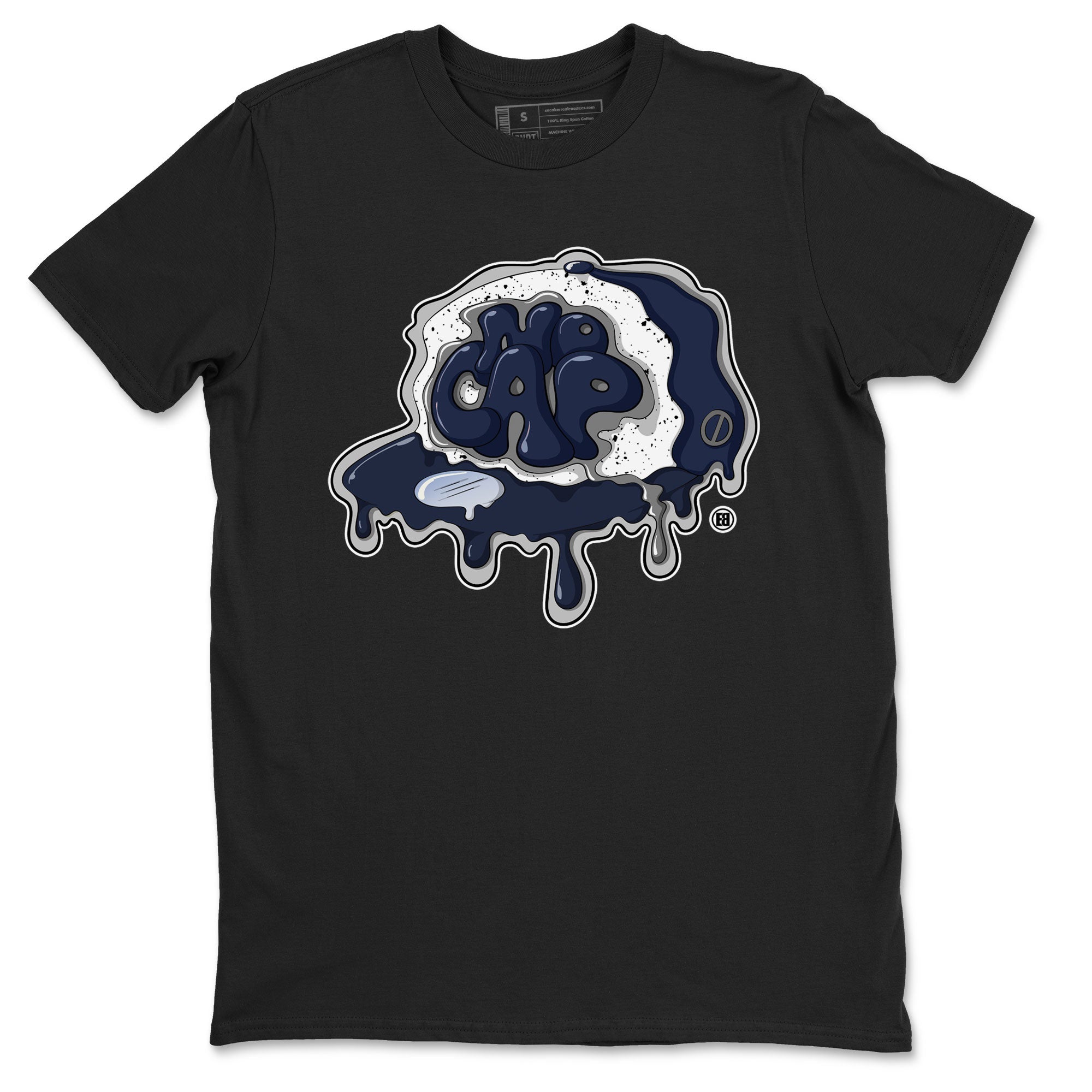 5s Georgetown shirt to match  jordans No Cap Streetwear Sneaker Shirt Air Jordan 5 Georgetown Drip Gear Zone Sneaker Matching Clothing Unisex Black 2 T-Shirt