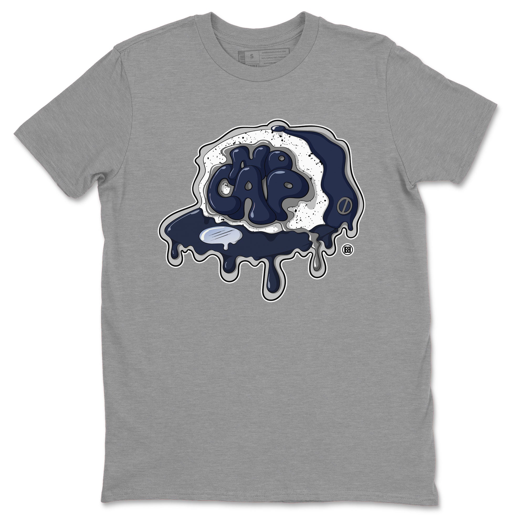 5s Georgetown shirt to match  jordans No Cap Streetwear Sneaker Shirt Air Jordan 5 Georgetown Drip Gear Zone Sneaker Matching Clothing Unisex Heather Grey 2 T-Shirt