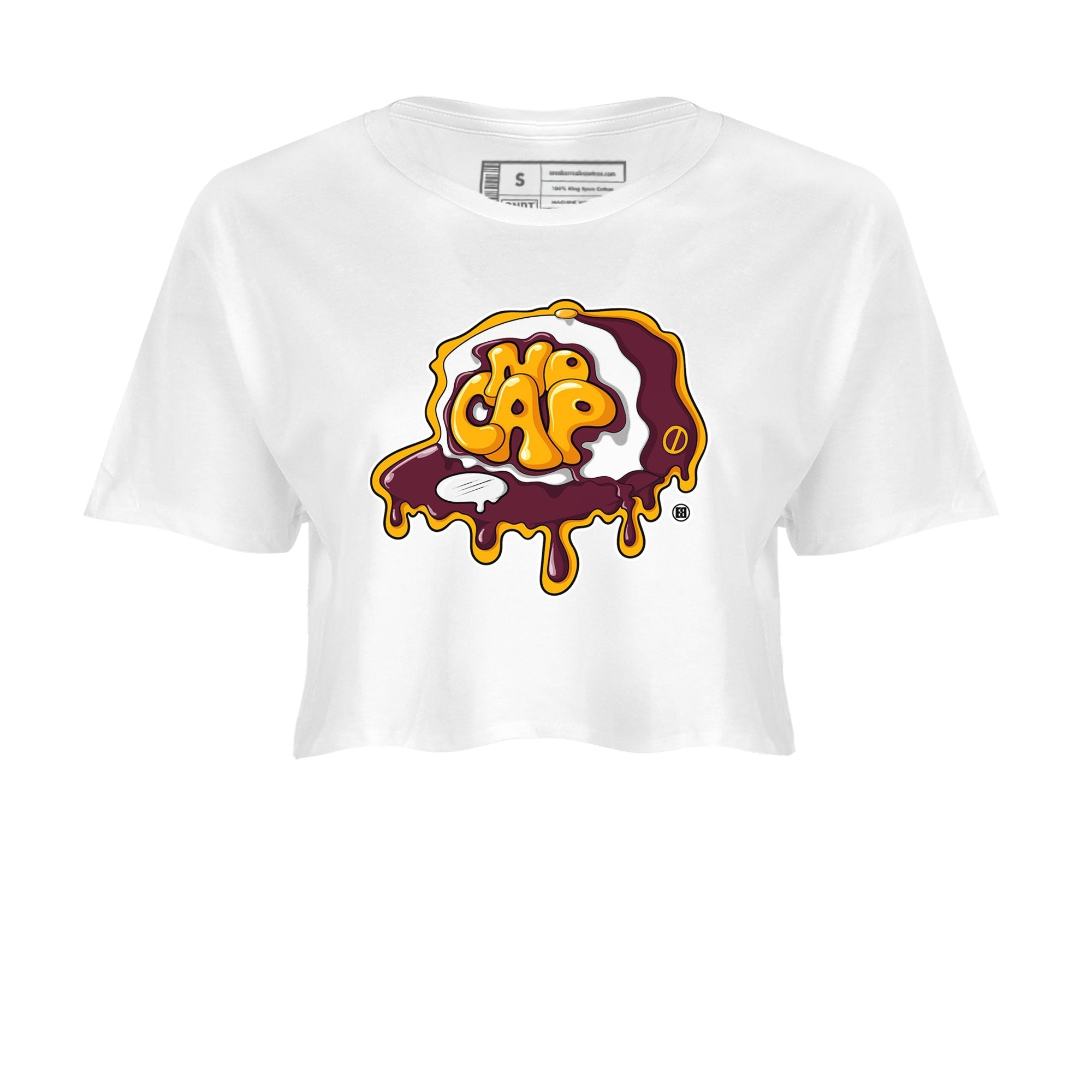 Nike Dunk Arizona State shirt to match jordans No Cap Streetwear Sneaker Shirt Nike Dunk Arizona State Drip Gear Zone Sneaker Matching Clothing White 2 Crop T-Shirt
