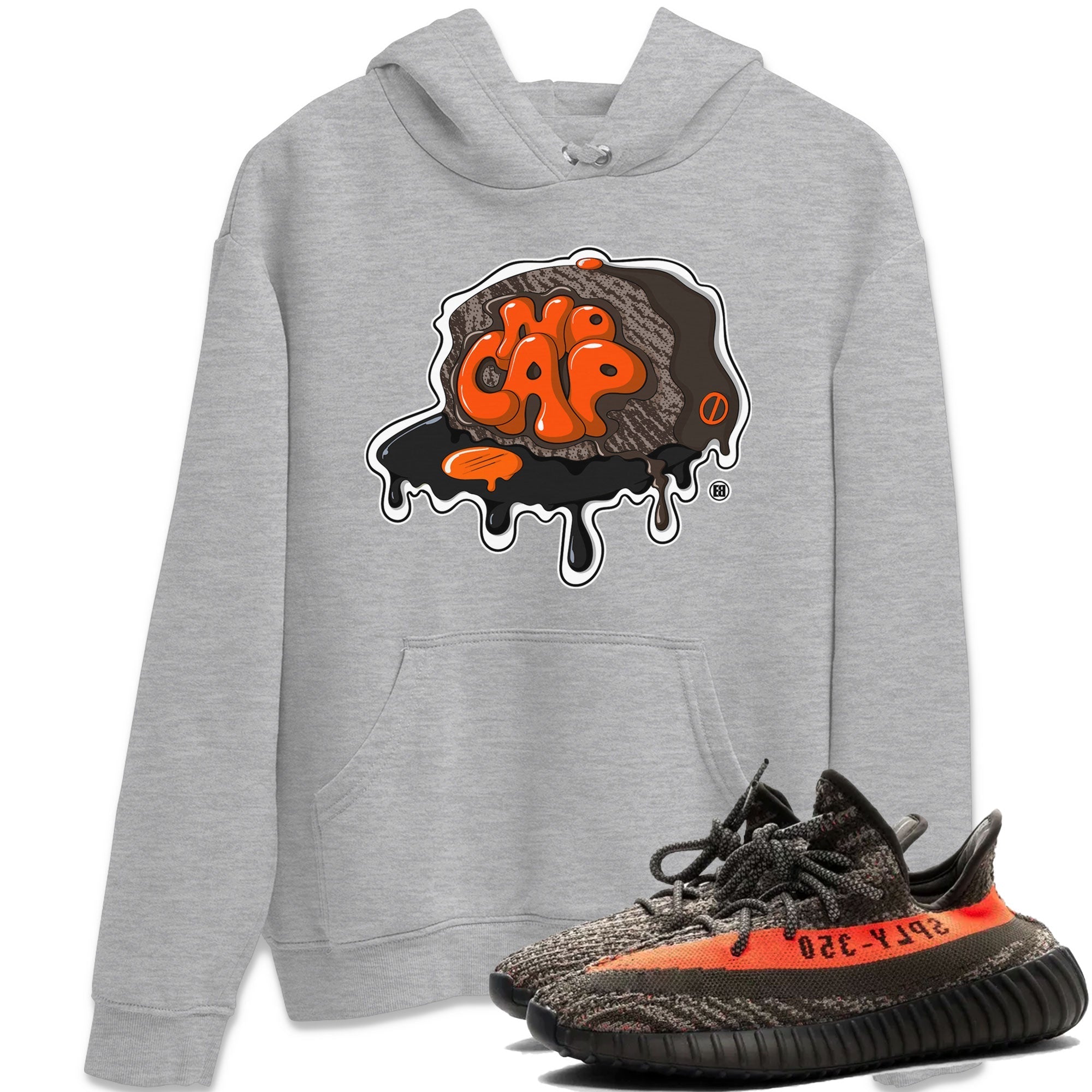 Yeezy Boost 350 V2 Carbon Beluga shirt to match jordans No Cap Streetwear Sneaker Shirt Yeezy 350 Carbon Beluga Drip Gear Zone Sneaker Matching Clothing Unisex Heather Grey 1 T-Shirt