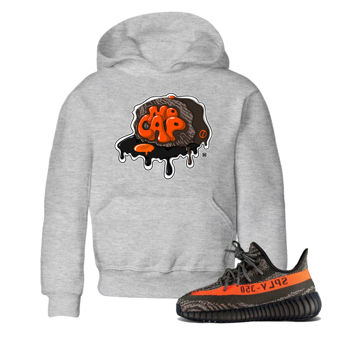 Yeezy Boost 350 V2 Carbon Beluga shirt to match jordans No Cap Streetwear Sneaker Shirt Yeezy 350 Carbon Beluga Drip Gear Zone Sneaker Matching Clothing Baby Toddler Heather Grey 1 T-Shirt