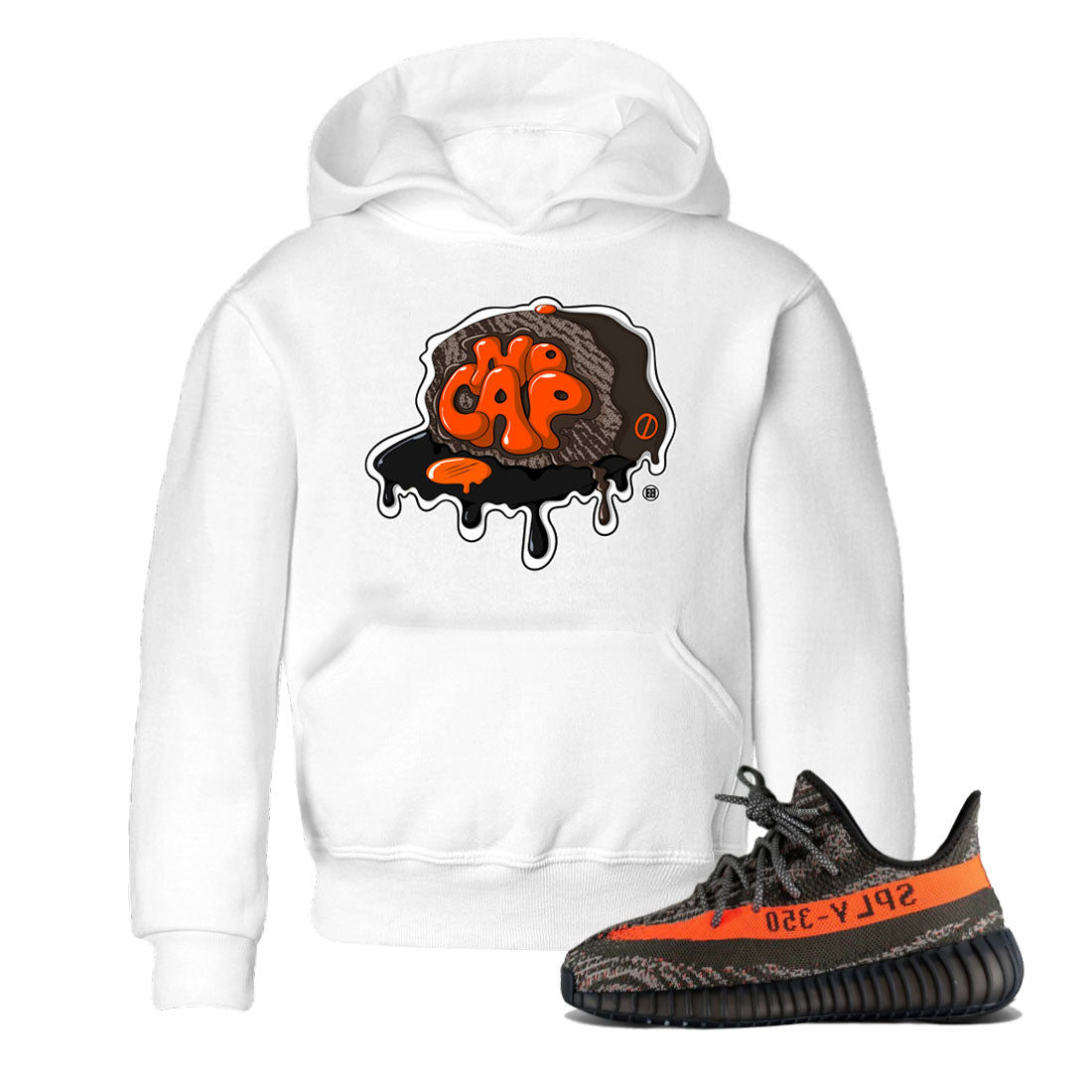 Yeezy Boost 350 V2 Carbon Beluga shirt to match jordans No Cap Streetwear Sneaker Shirt Yeezy 350 Carbon Beluga Drip Gear Zone Sneaker Matching Clothing Baby Toddler White 1 T-Shirt