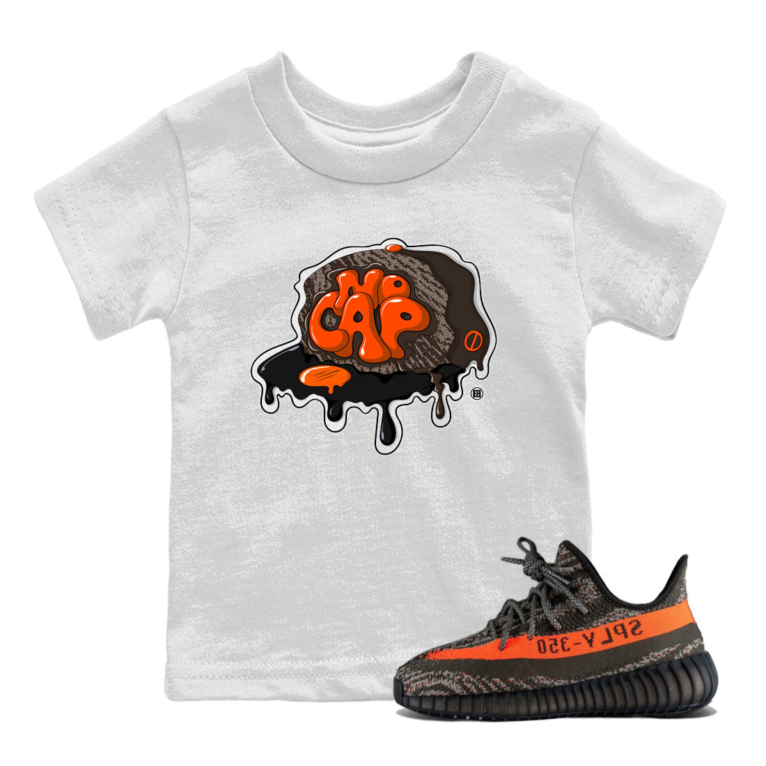 Yeezy Boost 350 V2 Carbon Beluga shirt to match jordans No Cap Streetwear Sneaker Shirt Yeezy 350 Carbon Beluga Drip Gear Zone Sneaker Matching Clothing Baby Toddler White 1 T-Shirt