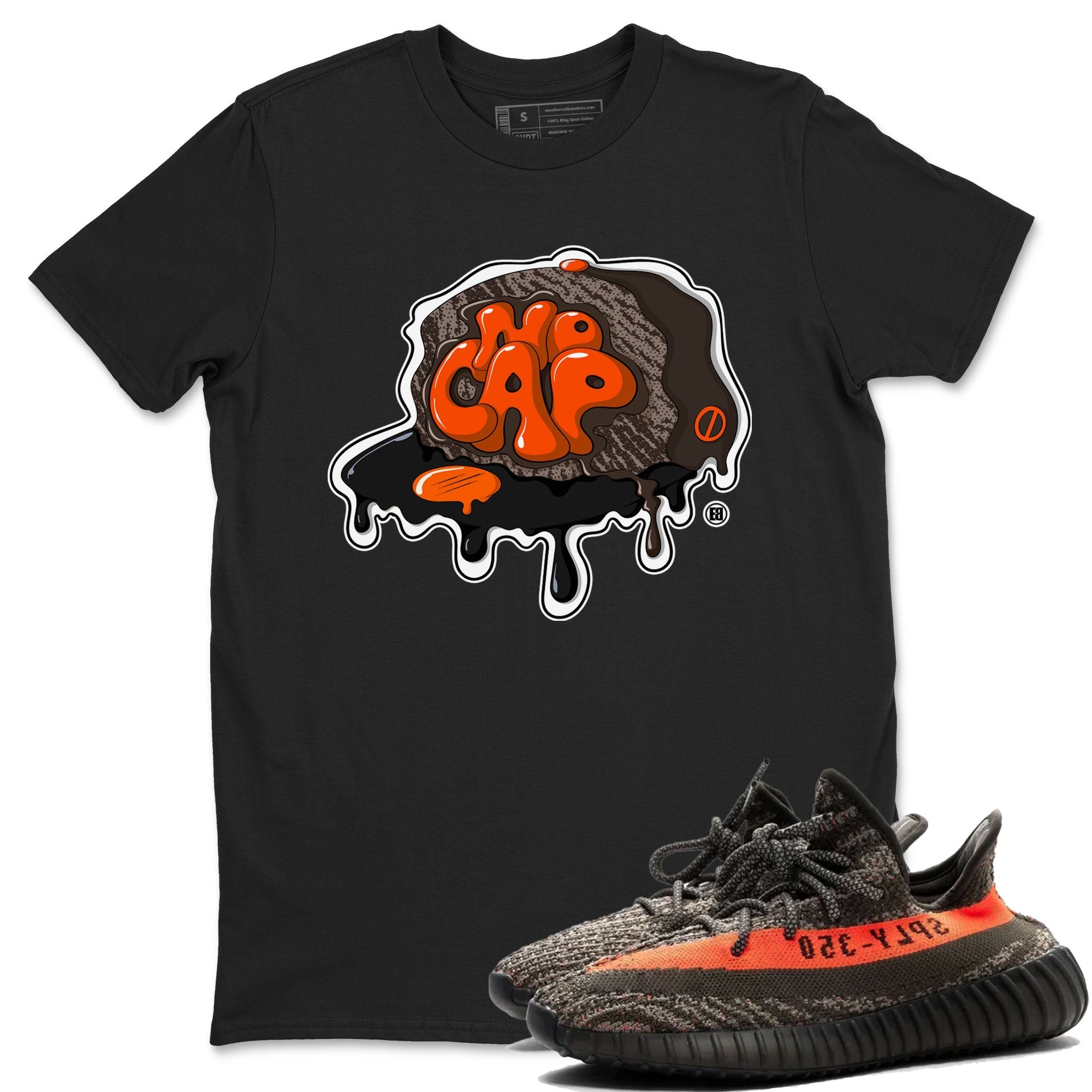 Yeezy Boost 350 V2 Carbon Beluga shirt to match jordans No Cap Streetwear Sneaker Shirt Yeezy 350 Carbon Beluga Drip Gear Zone Sneaker Matching Clothing Unisex Black 1 T-Shirt