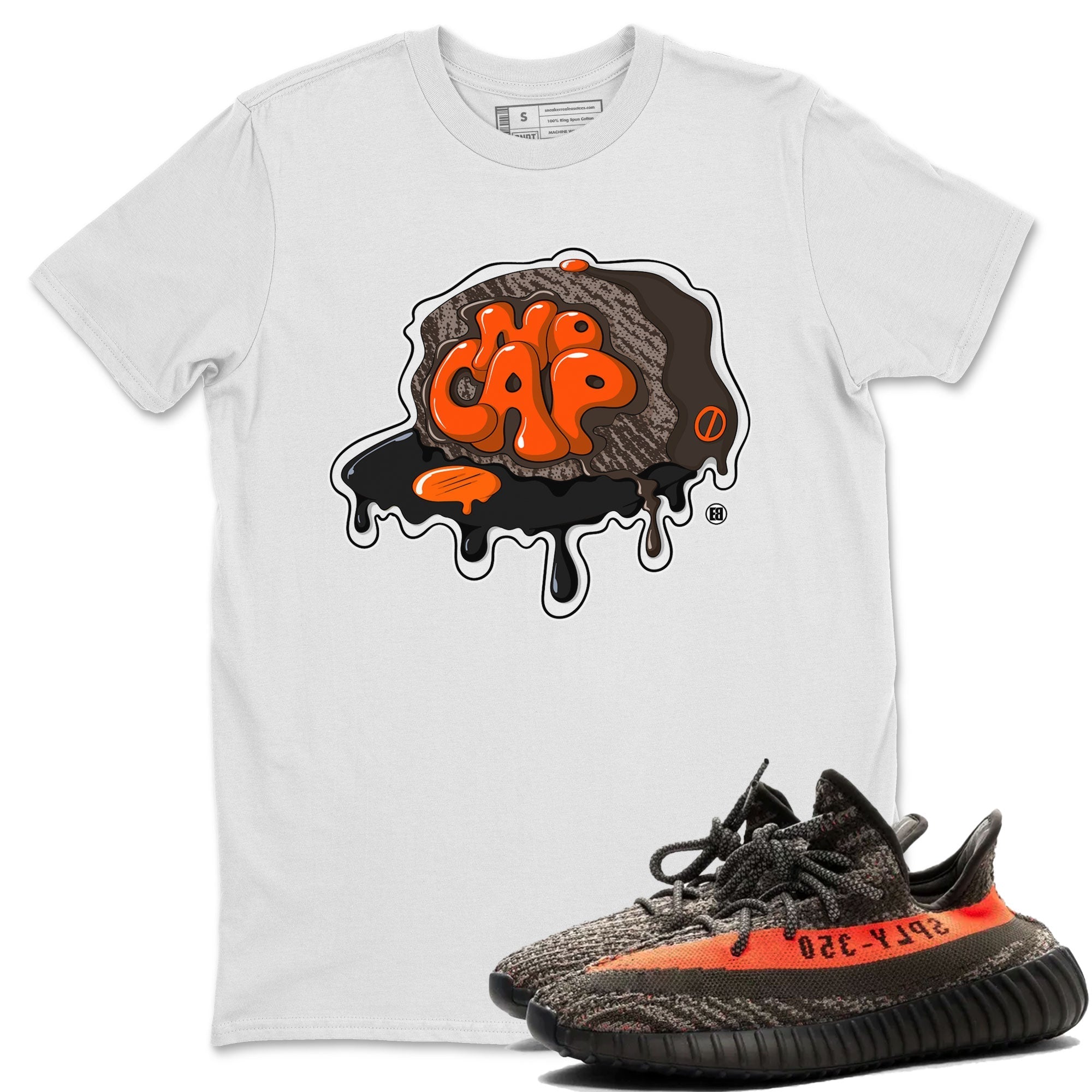 Yeezy Boost 350 V2 Carbon Beluga shirt to match jordans No Cap Streetwear Sneaker Shirt Yeezy 350 Carbon Beluga Drip Gear Zone Sneaker Matching Clothing Unisex White 1 T-Shirt