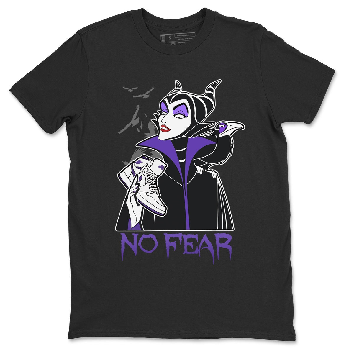 Jordan 1 WMNS Court Purple Shirt To Match Jordans No Fear Sneaker Tees Jordan 1 WMNS Court Purple Drip Gear Zone Sneaker Matching Clothing Unisex Shirts